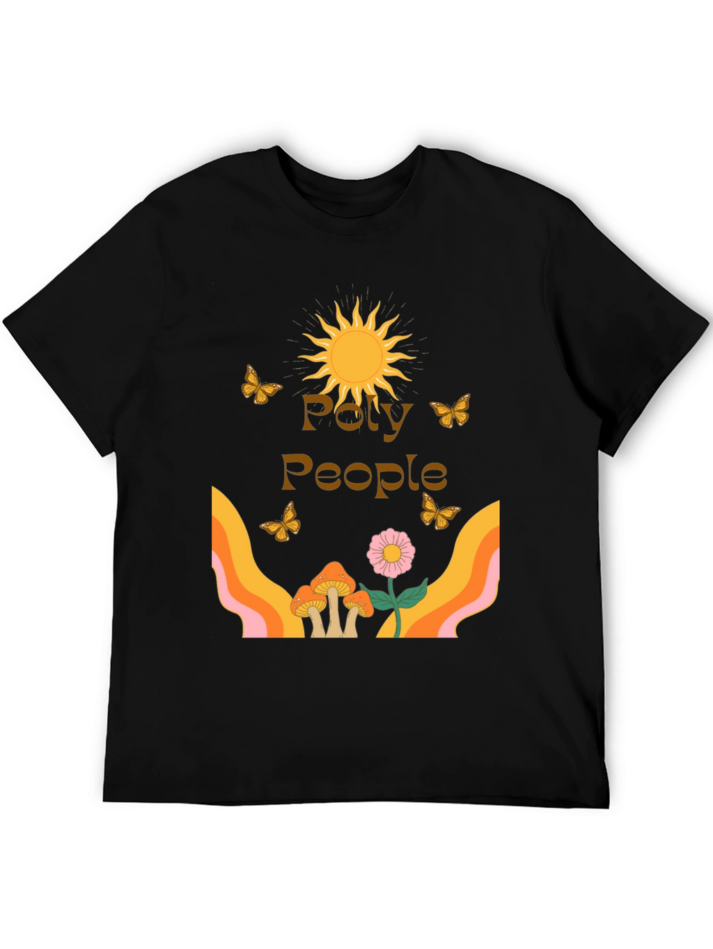 Poly People Graphic Tee - Retro Vibe