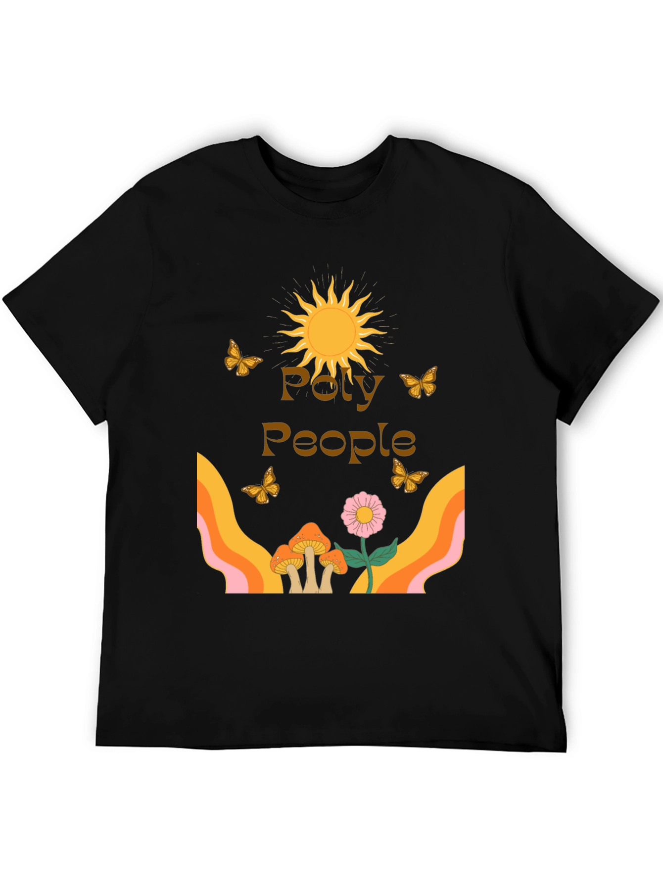 Poly People Graphic Tee - Retro Vibe