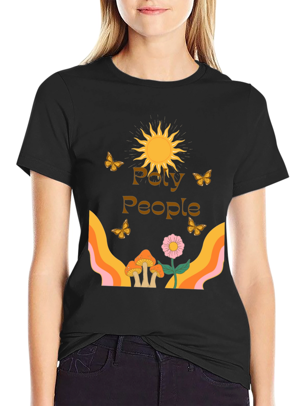 Poly People Graphic Tee - Retro Vibe