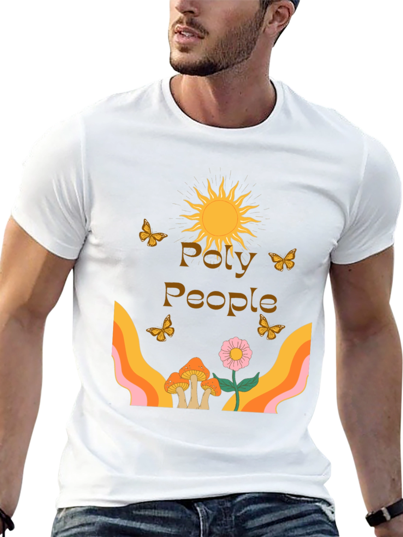 Poly People Graphic Tee - Retro Vibe