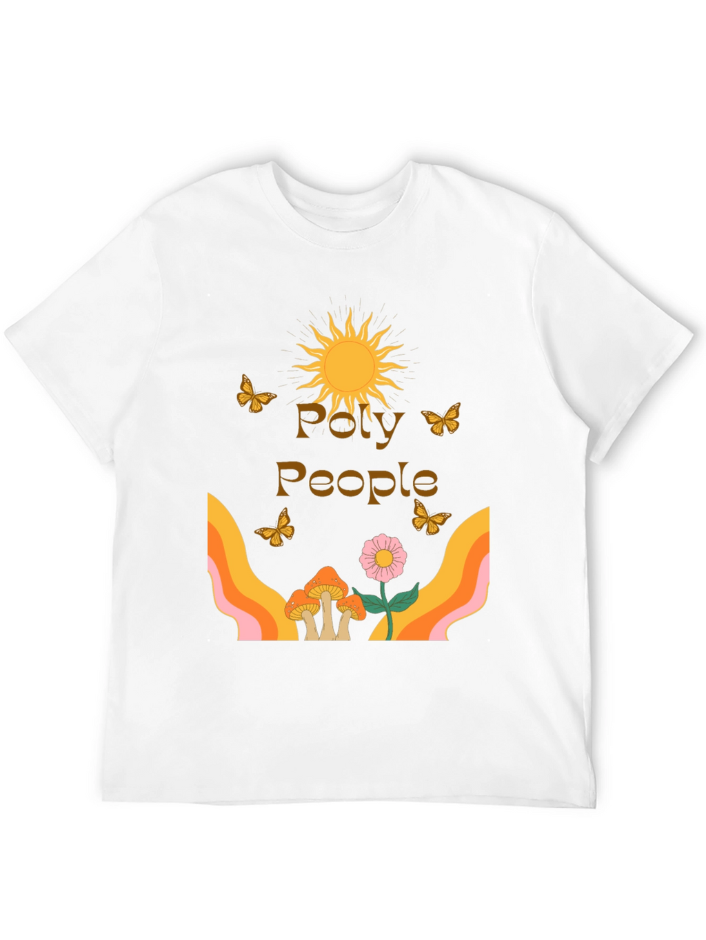 Poly People Graphic Tee - Retro Vibe
