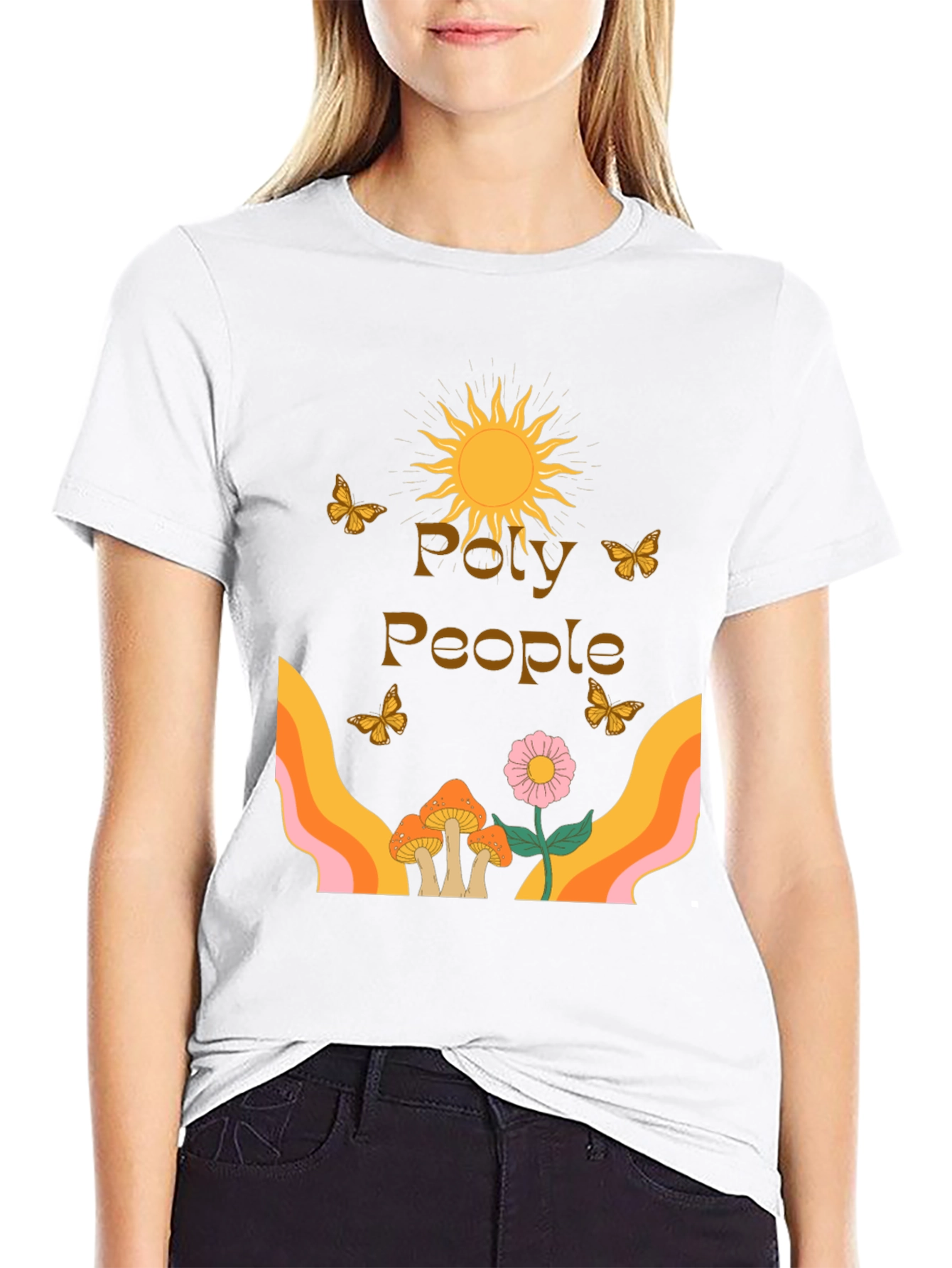 Poly People Graphic Tee - Retro Vibe