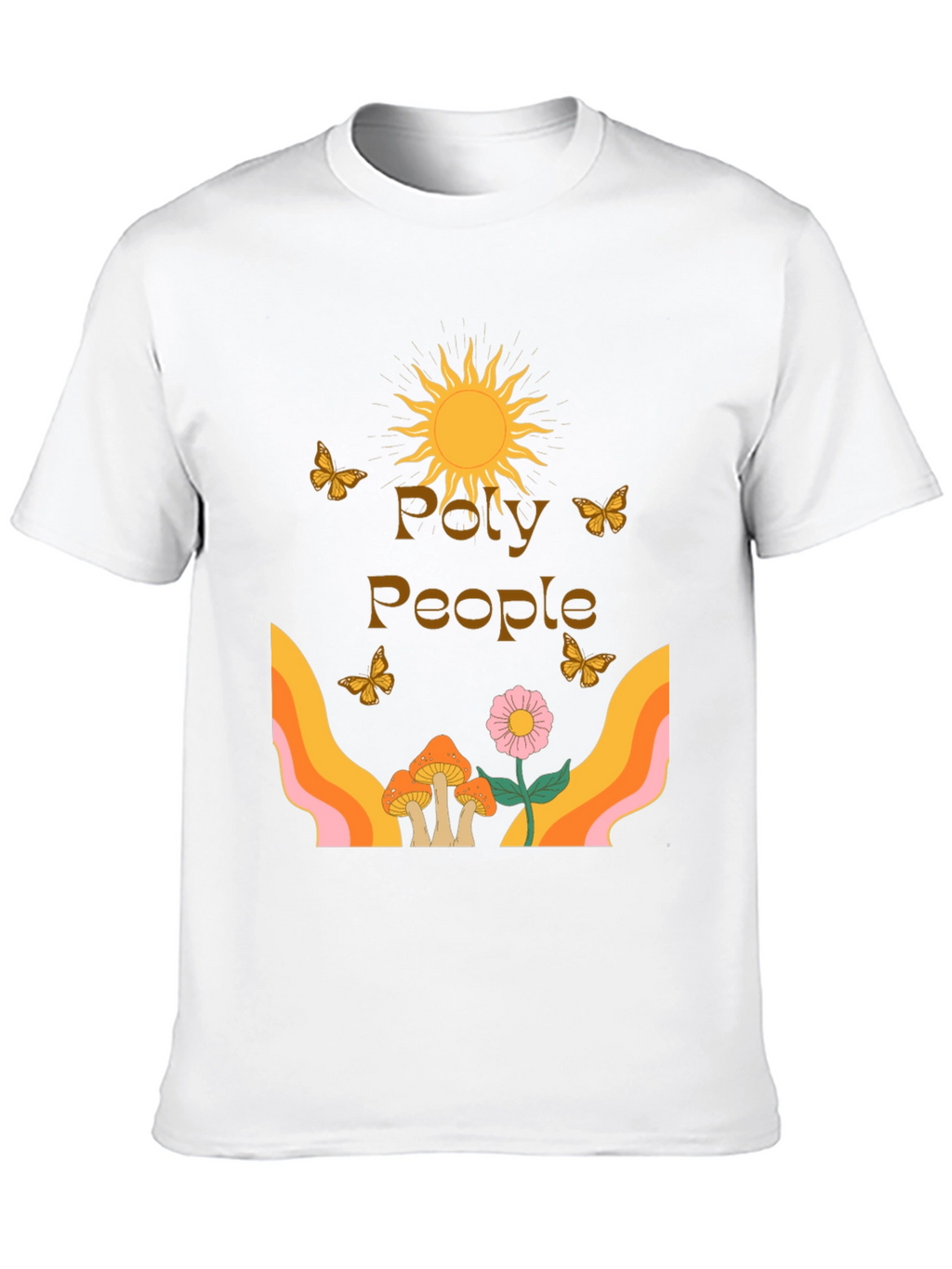 Poly People Graphic Tee - Retro Vibe