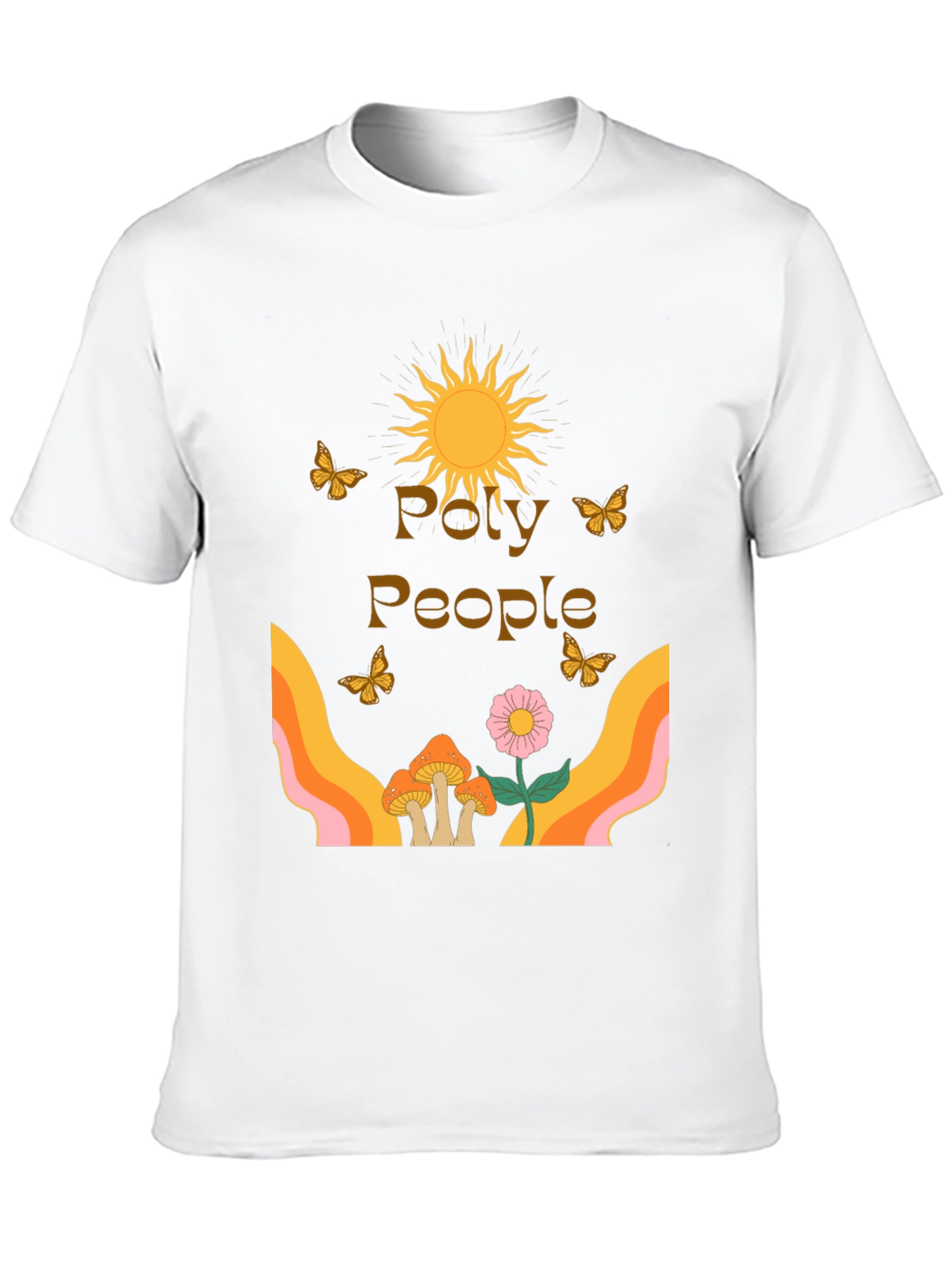 Poly People Graphic Tee - Retro Vibe