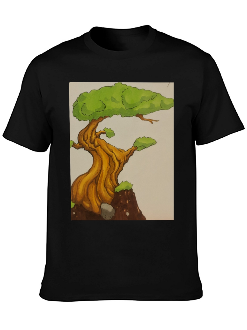 Bonsai Tree Graphic Tee - Unique Design