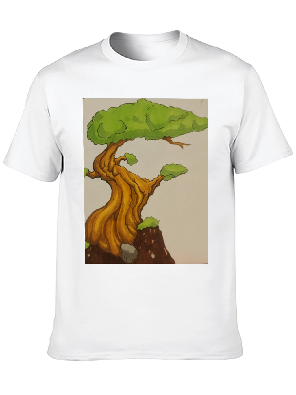 Bonsai Tree Graphic Tee - Unique Design