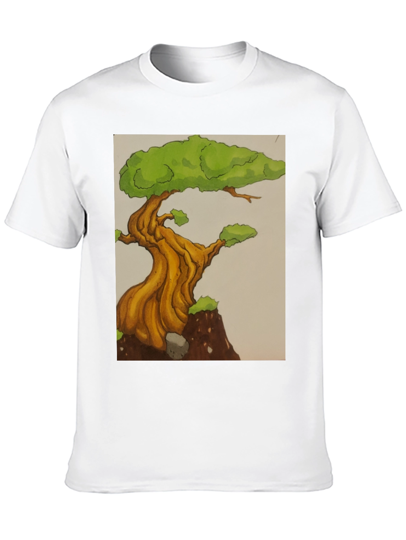 Bonsai Tree Graphic Tee - Unique Design