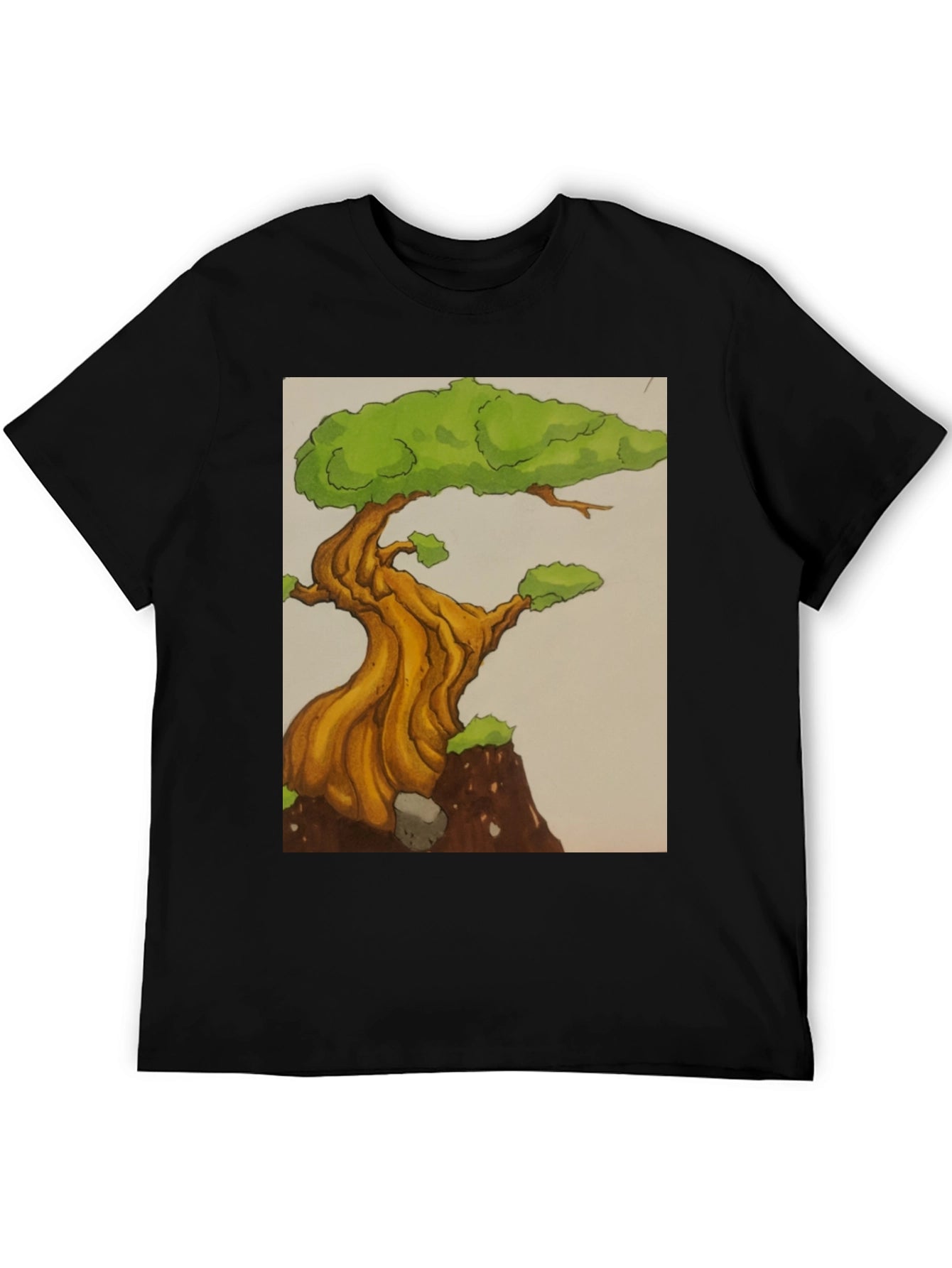 Bonsai Tree Graphic Tee - Unique Design