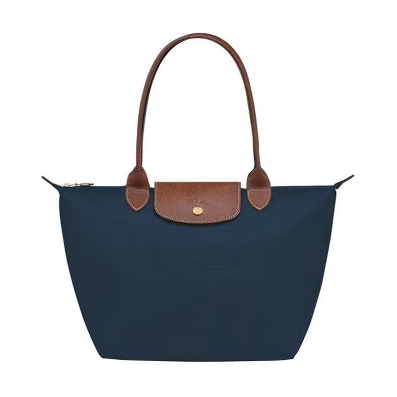 Longchamp - Small Le Pliage Handbag, Navy Blue