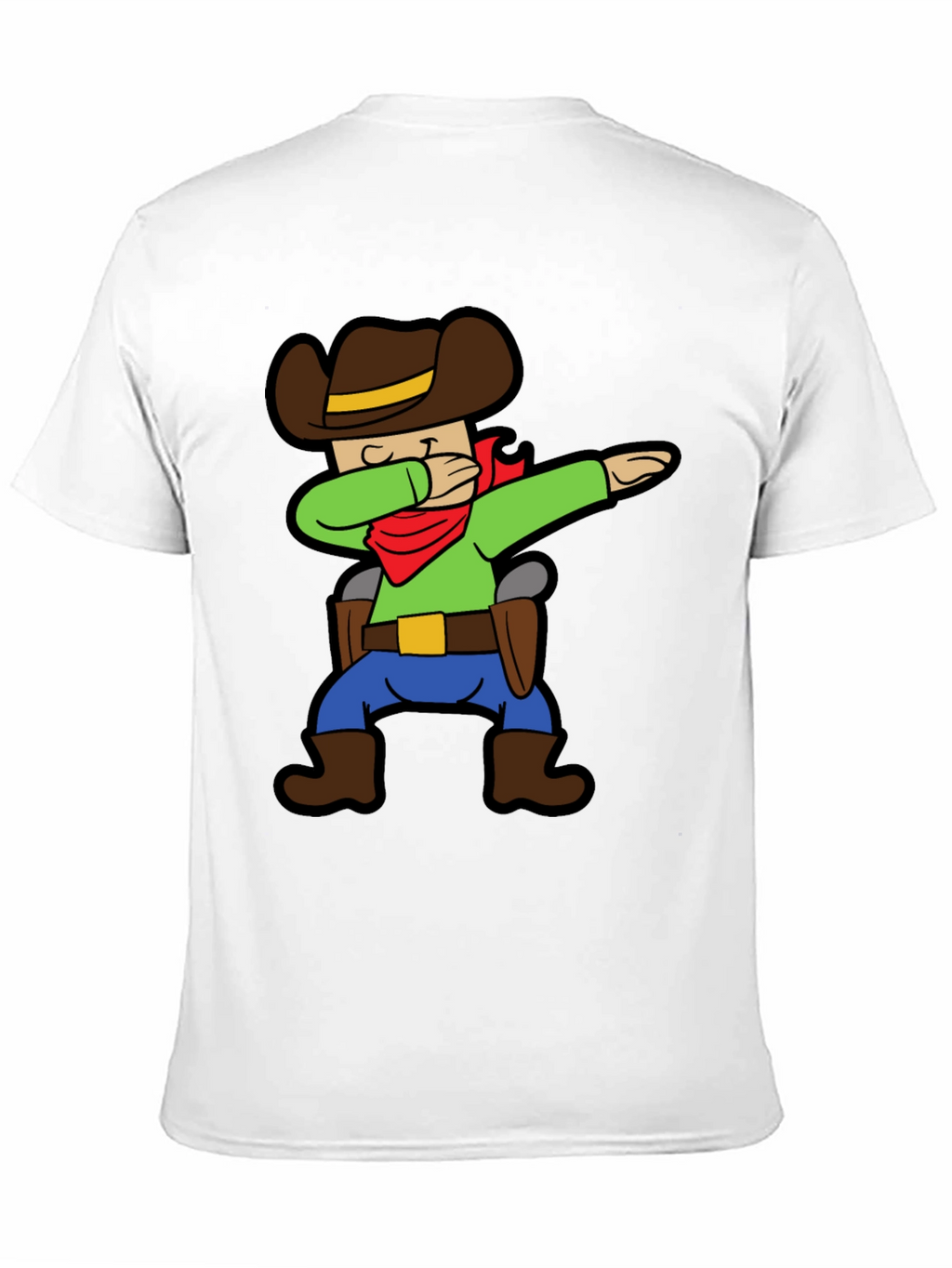 Cartoon Cowboy Dabbing Graphic Tee