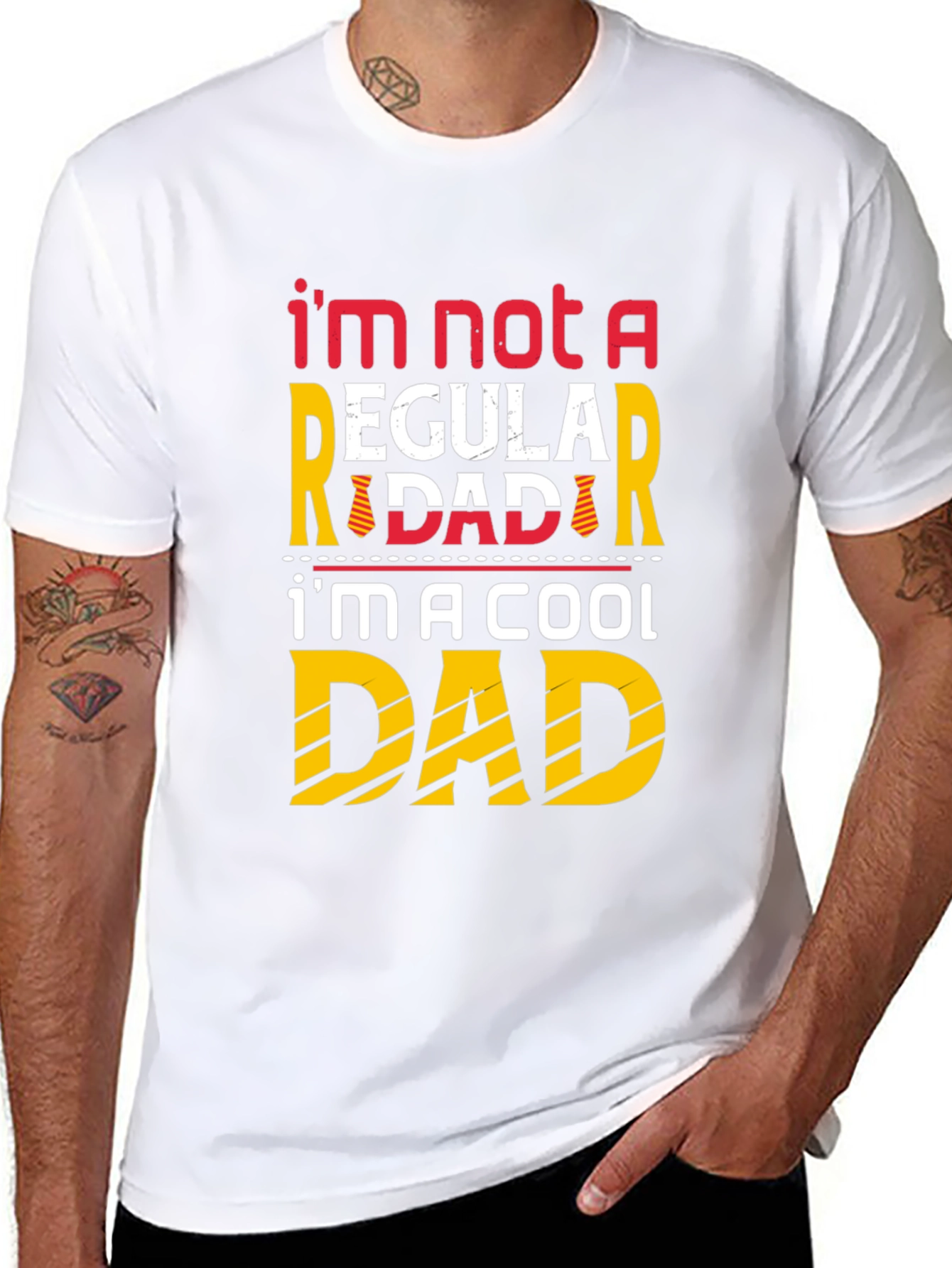 Cool Dad Graphic Tee - Novelty Fathers Day Shirt