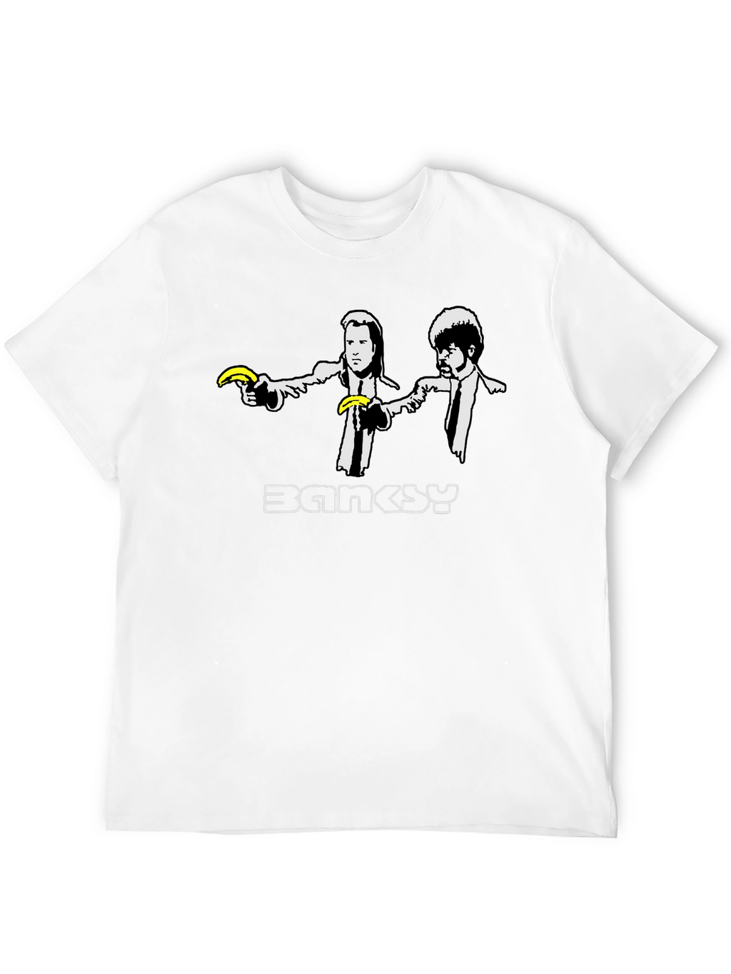 Banksy Pulp Fiction Banana Gun T-Shirt