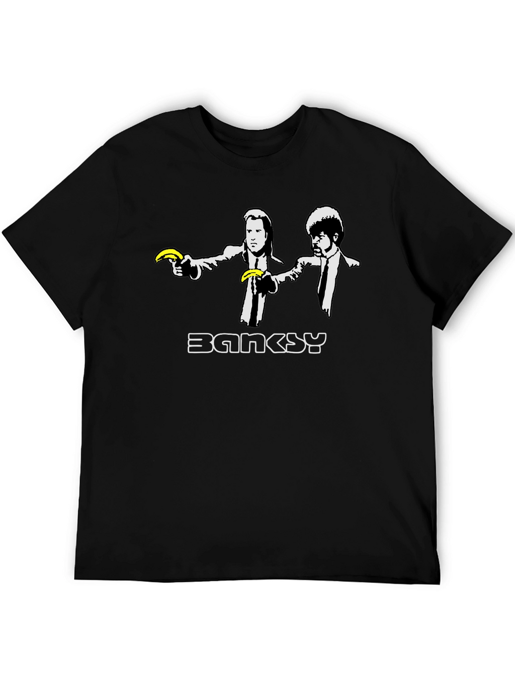 Banksy Pulp Fiction Banana Gun T-Shirt