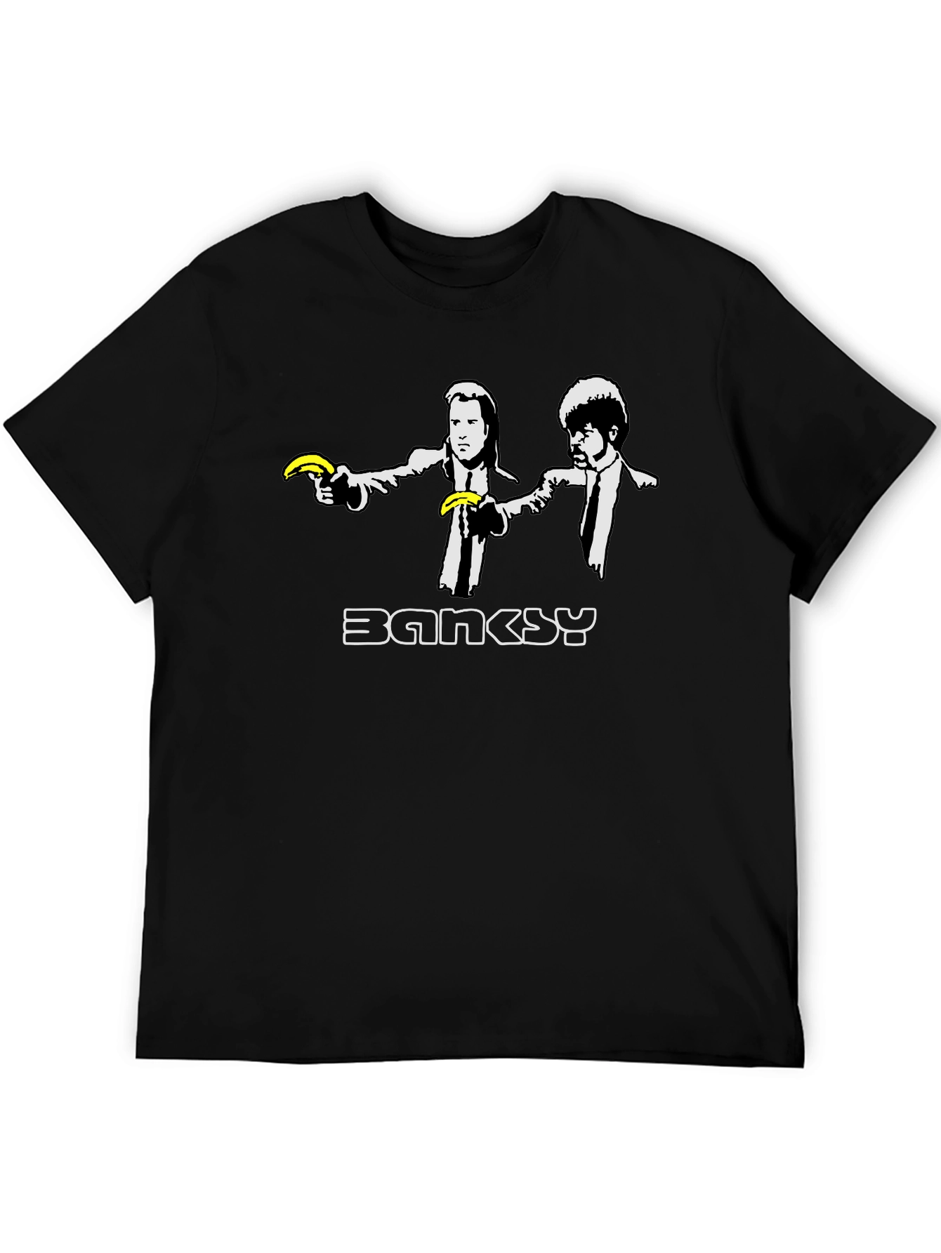 Banksy Pulp Fiction Banana Gun T-Shirt
