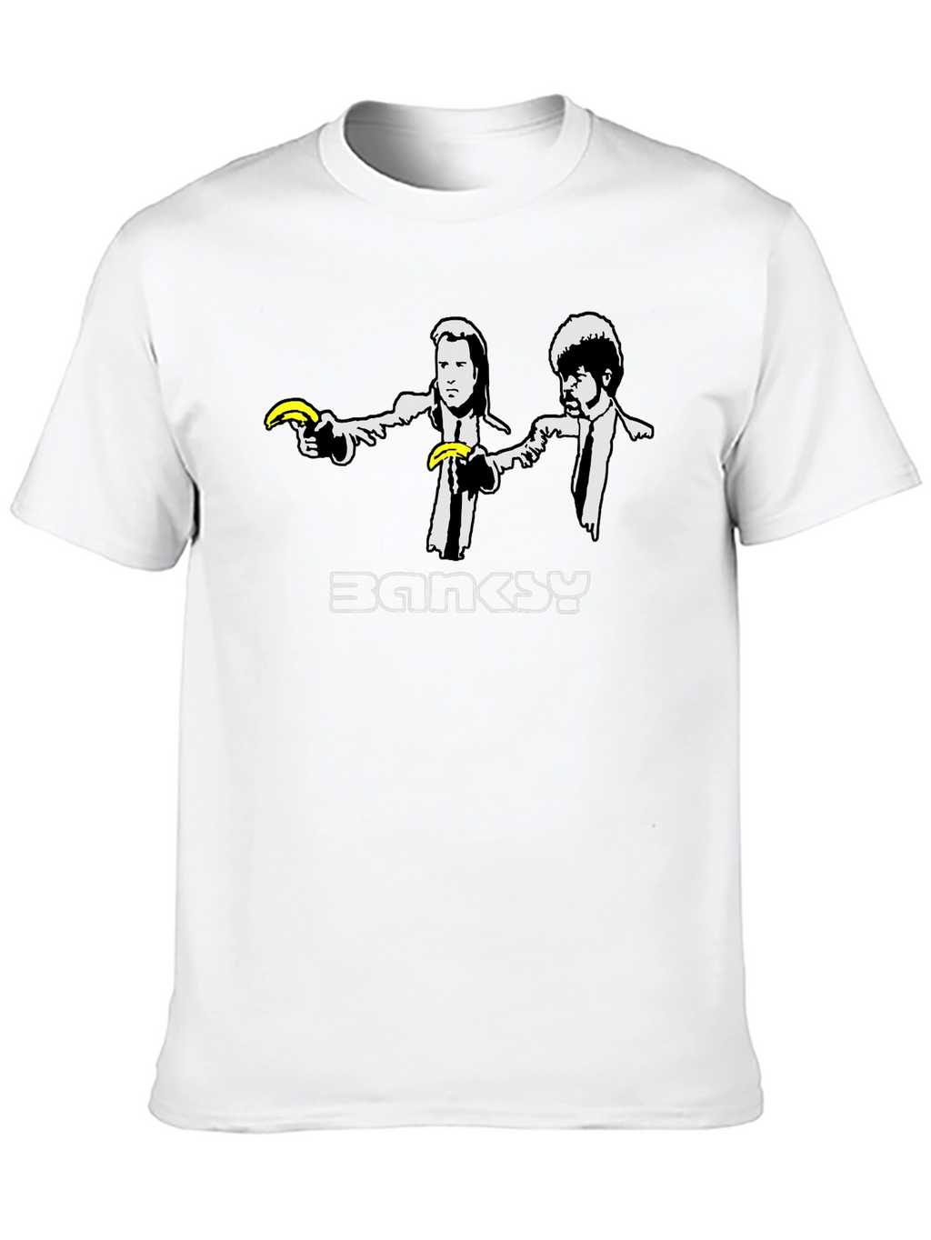 Banksy Pulp Fiction Banana Gun T-Shirt