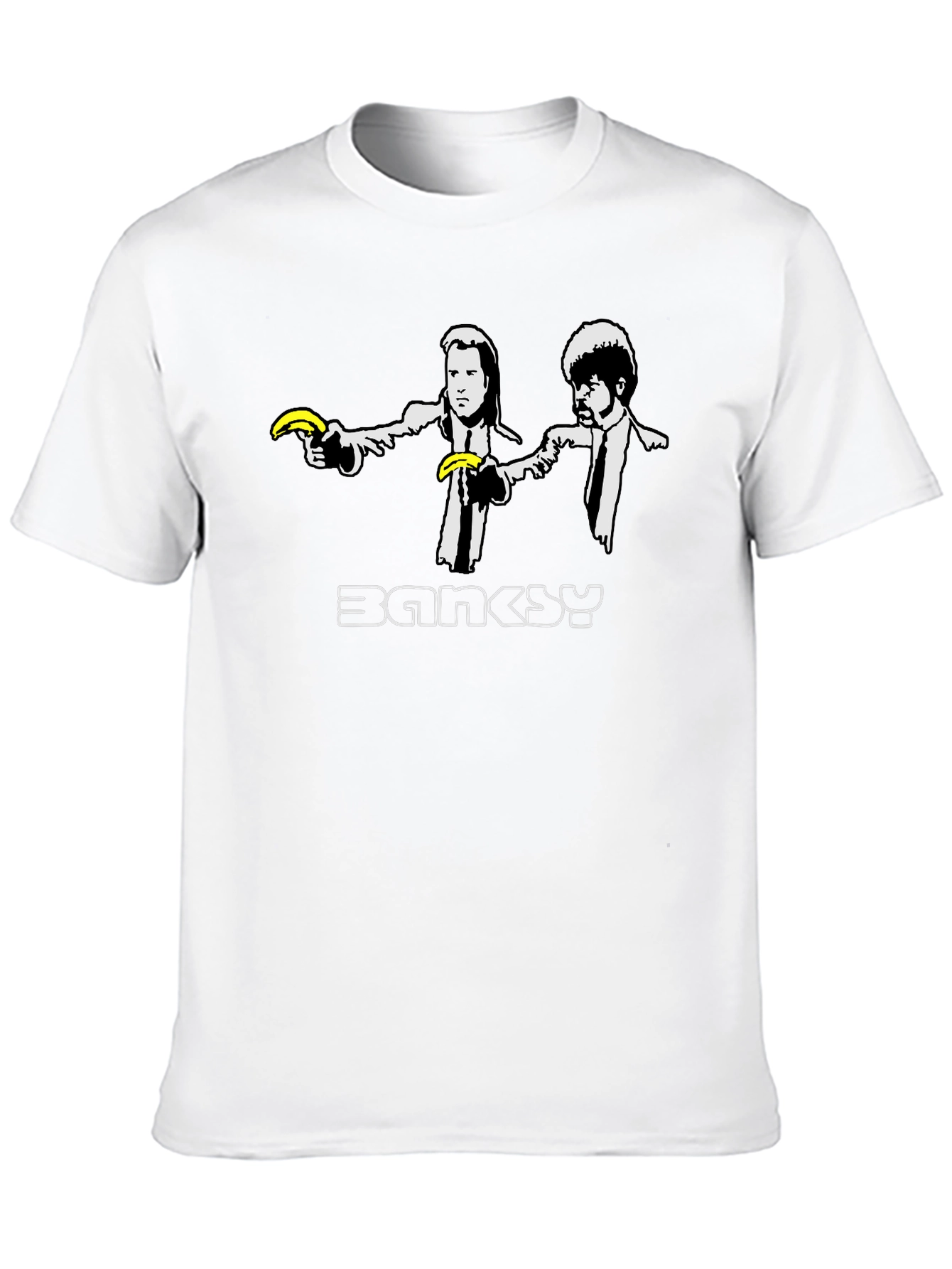 Banksy Pulp Fiction Banana Gun T-Shirt