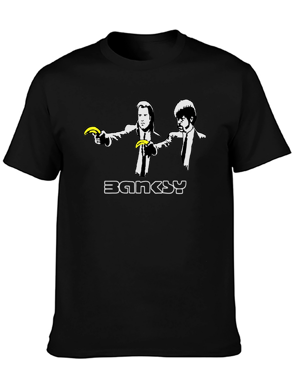 Banksy Pulp Fiction Banana Gun T-Shirt