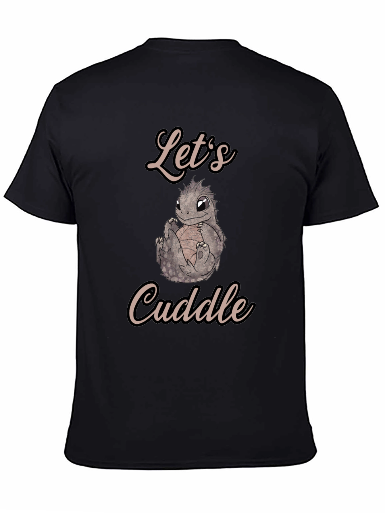 Cute Lizard Cuddle T-Shirt - Soft Cotton Blend
