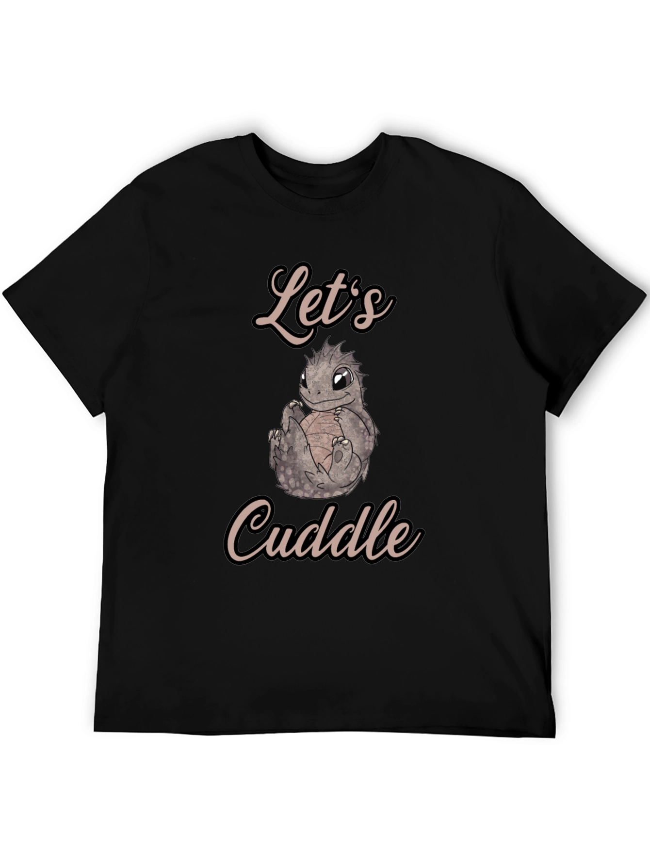 Cute Lizard Cuddle T-Shirt - Soft Cotton Blend