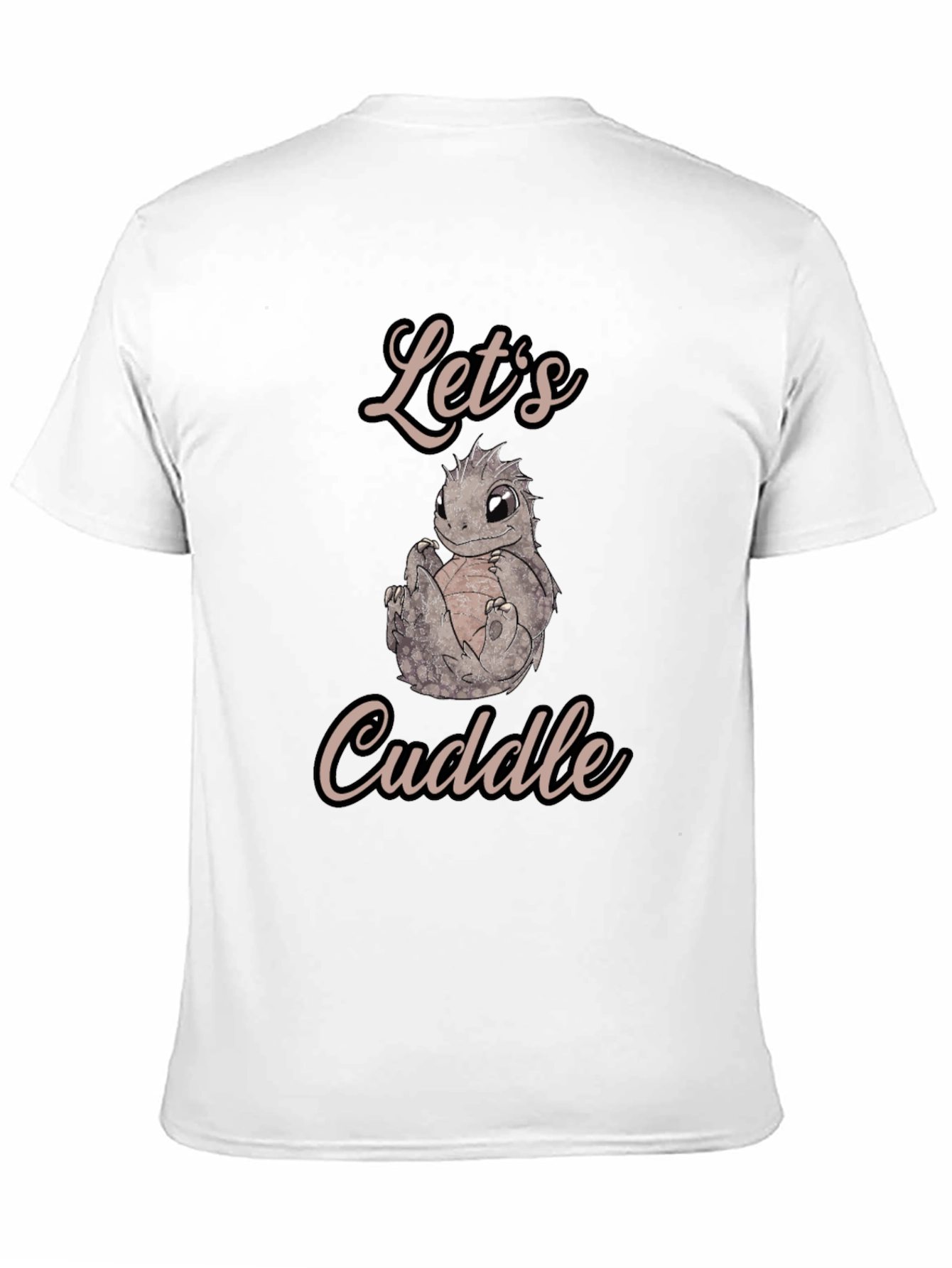 Cute Lizard Cuddle T-Shirt - Soft Cotton Blend