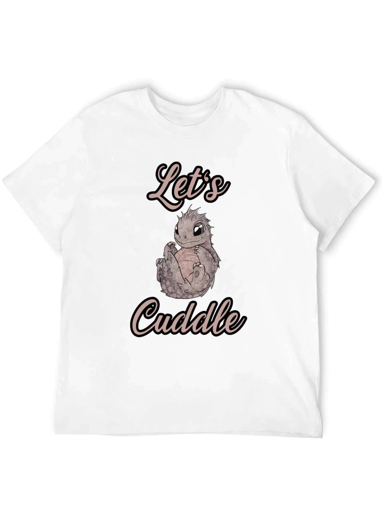 Cute Lizard Cuddle T-Shirt - Soft Cotton Blend