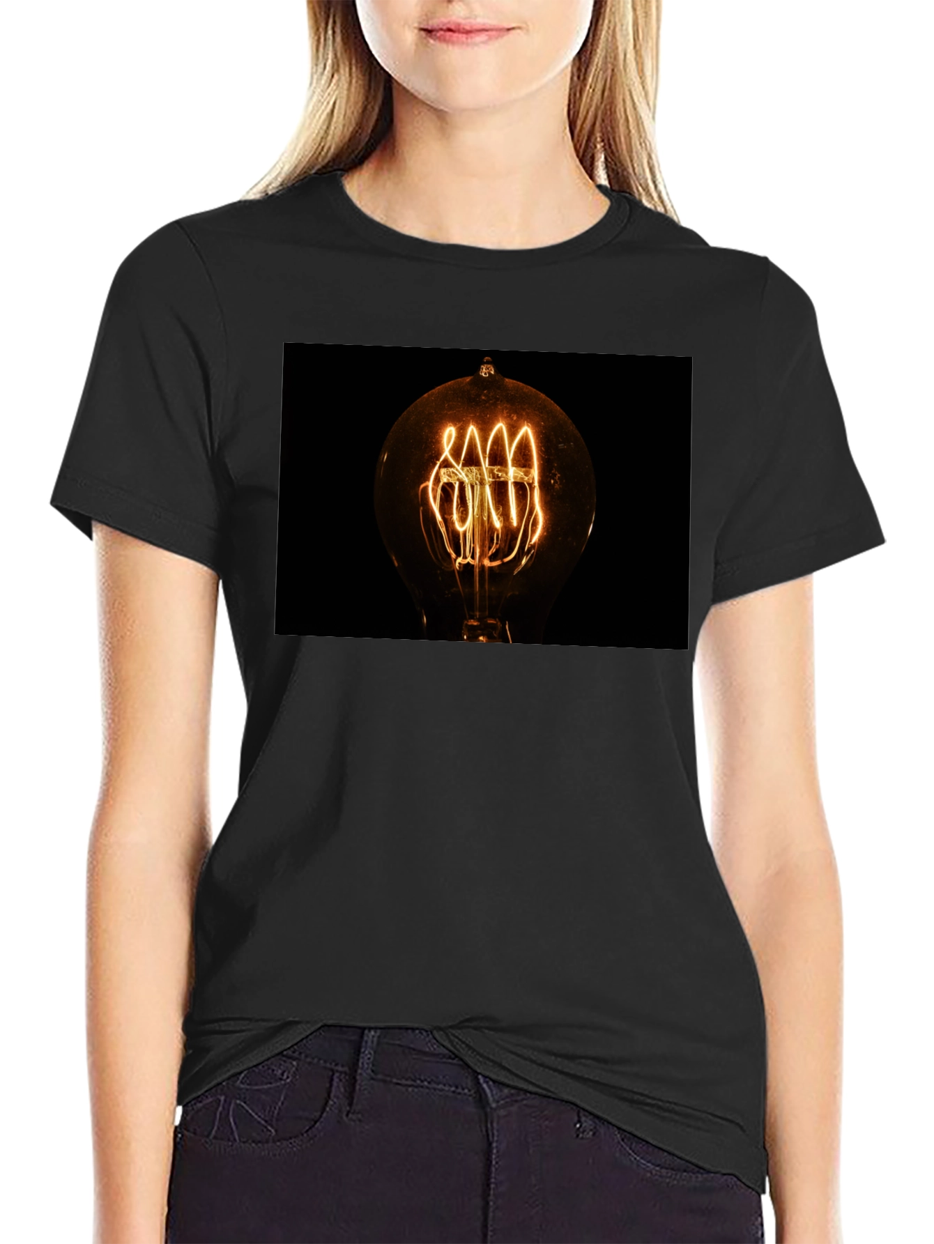 Vintage Filament Bulb Graphic Tee