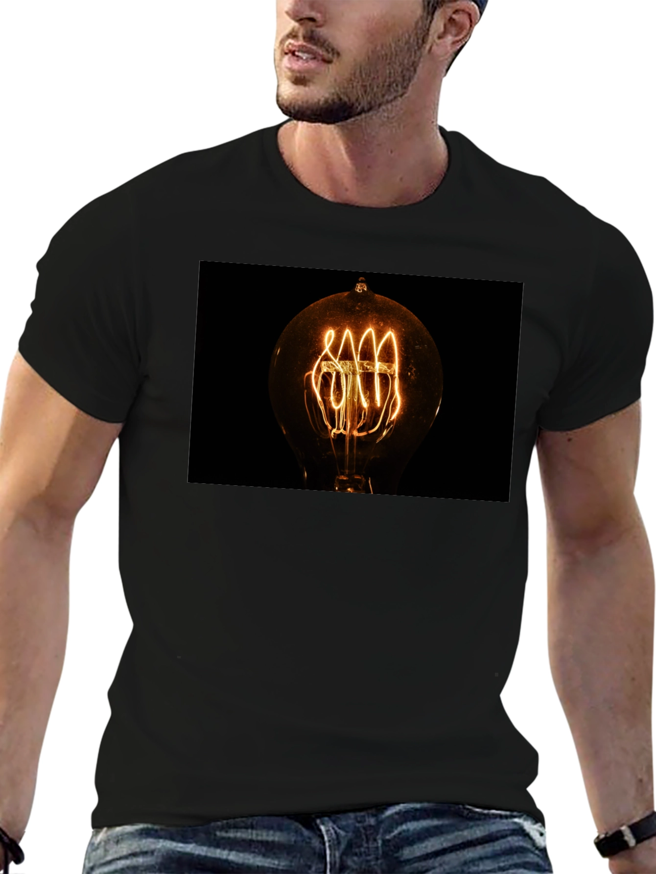 Vintage Filament Bulb Graphic Tee