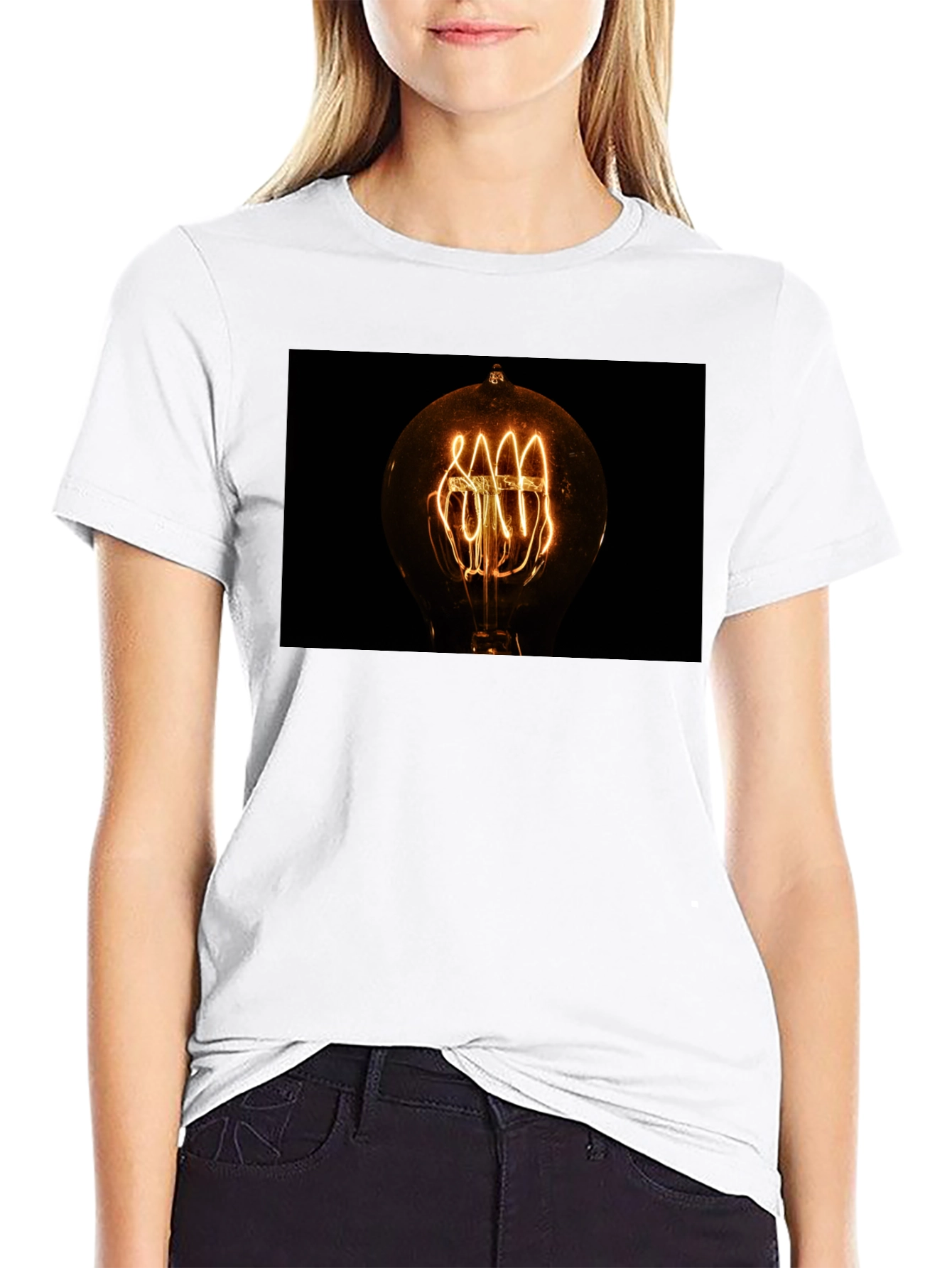 Vintage Filament Bulb Graphic Tee