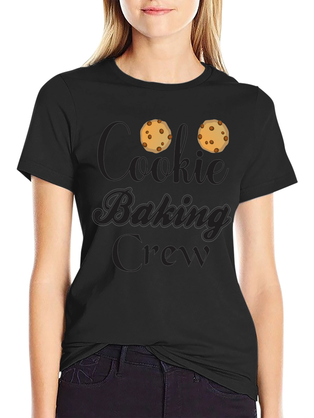 Cookie Baking Crew T-Shirt - Black