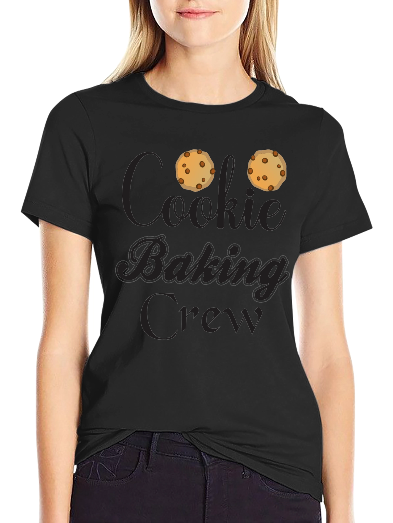 Cookie Baking Crew T-Shirt - Black
