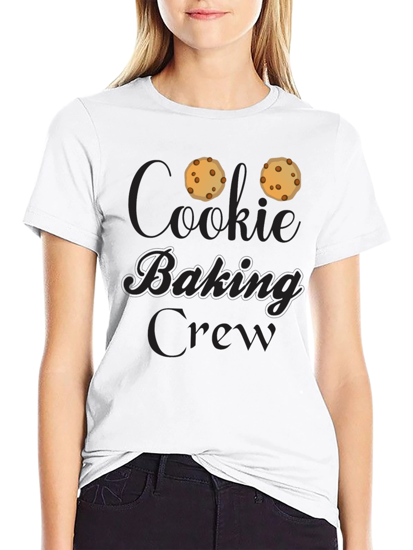 Cookie Baking Crew T-Shirt - Black