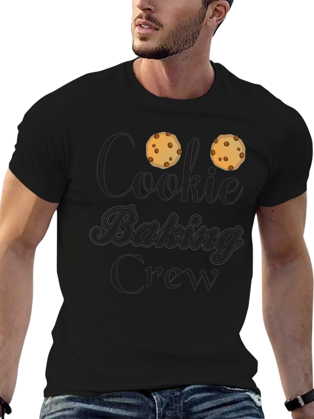 Cookie Baking Crew T-Shirt - Black