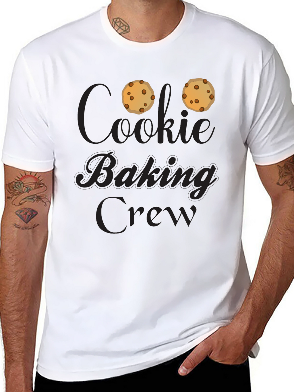 Cookie Baking Crew T-Shirt - Black