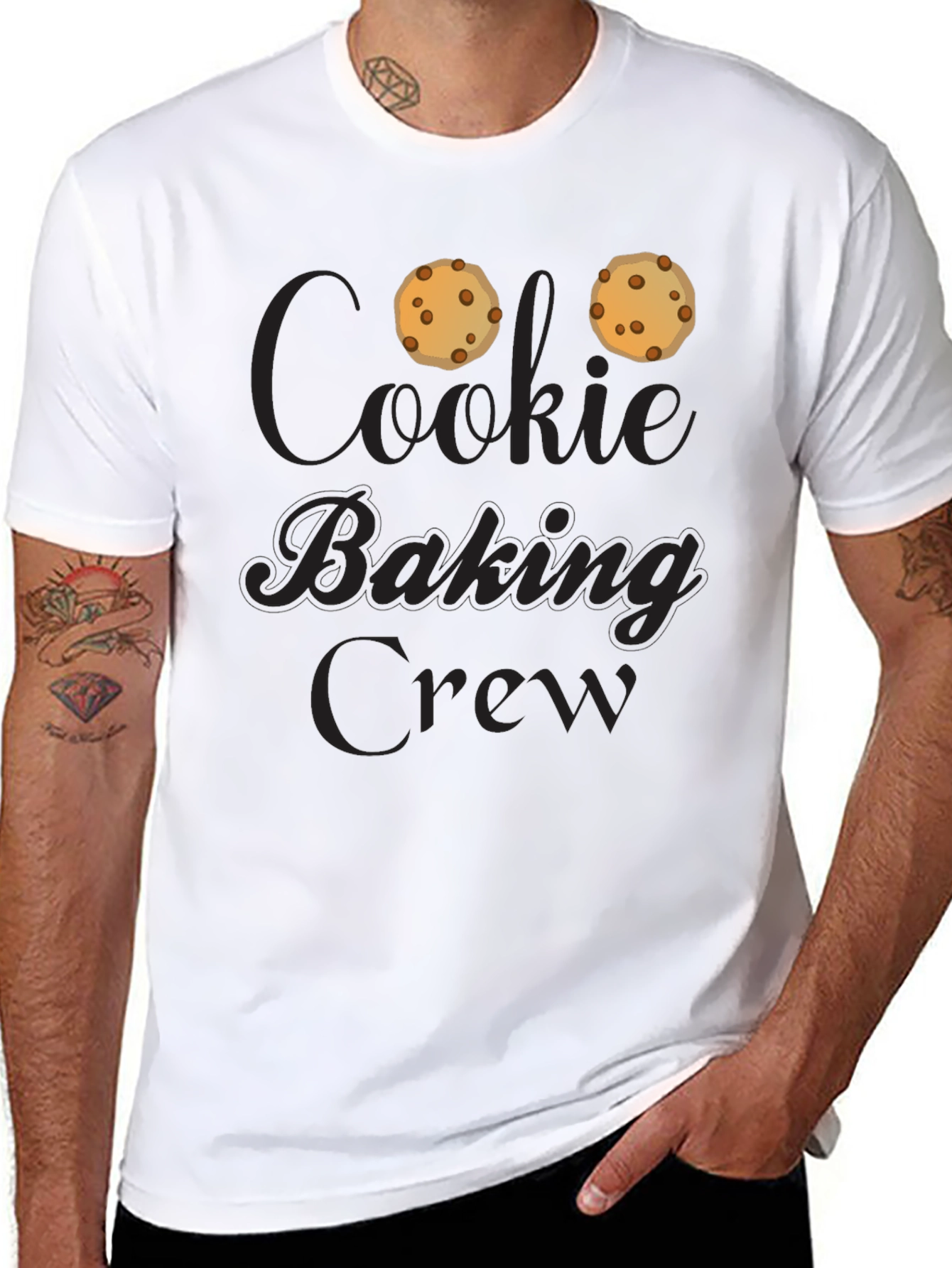 Cookie Baking Crew T-Shirt - Black