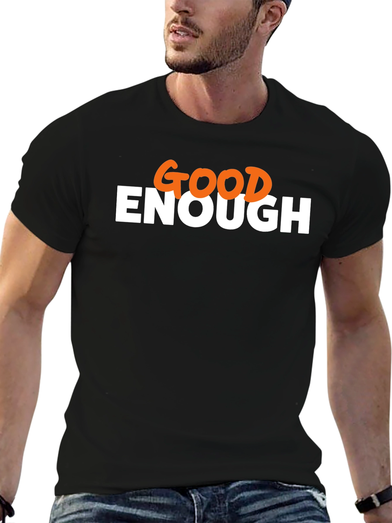 Good Enough Graphic Tee - Mens Casual T-Shirt