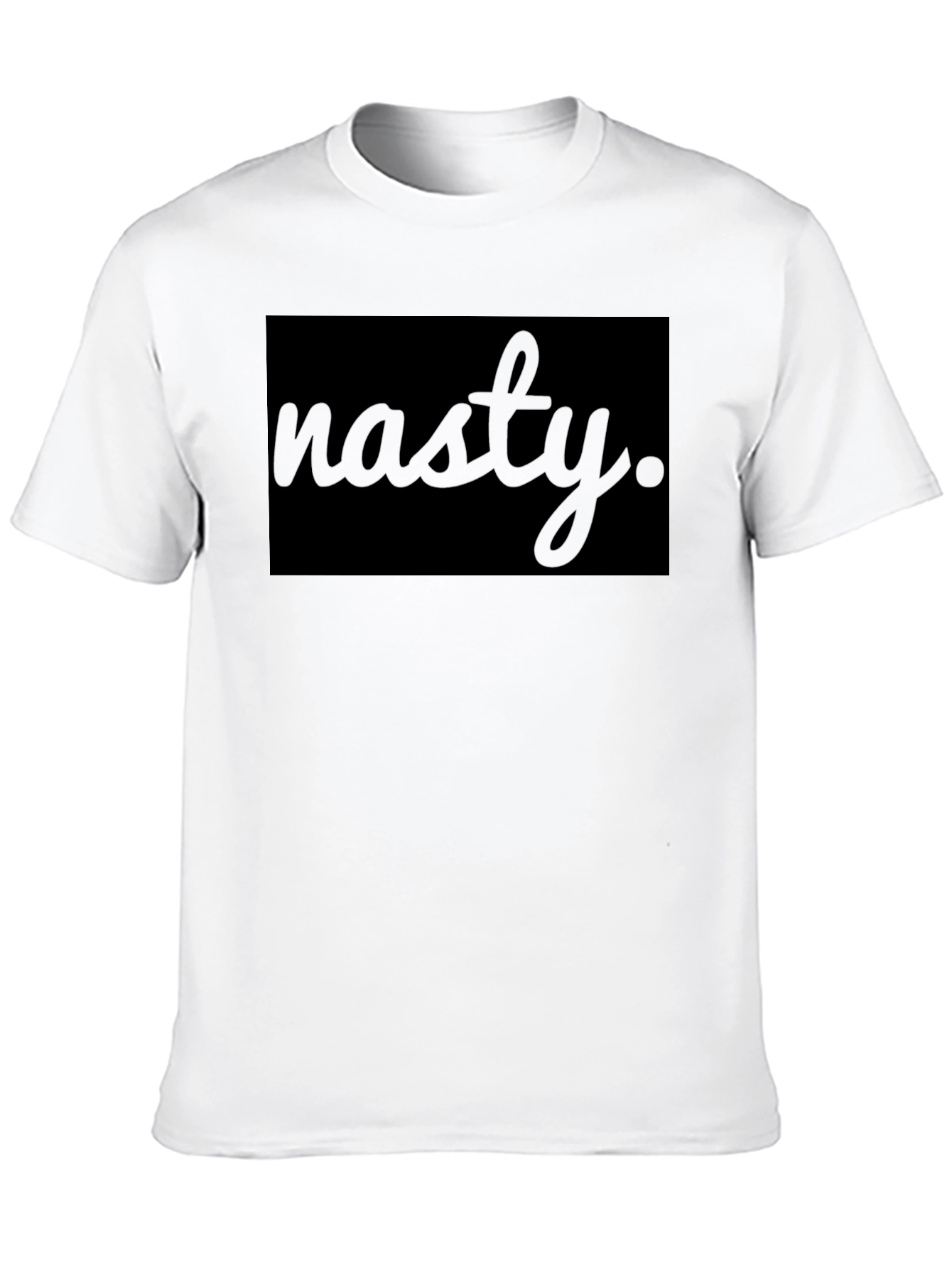 Nasty Graphic T-Shirt - Premium Black Tee