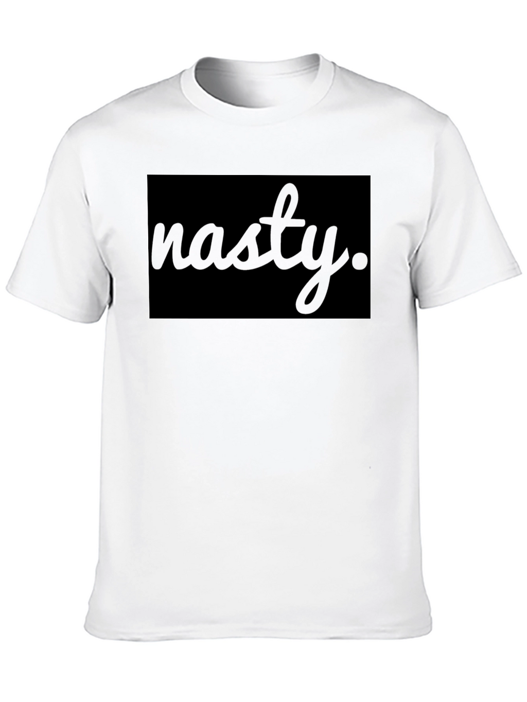 Nasty Graphic T-Shirt - Premium Black Tee