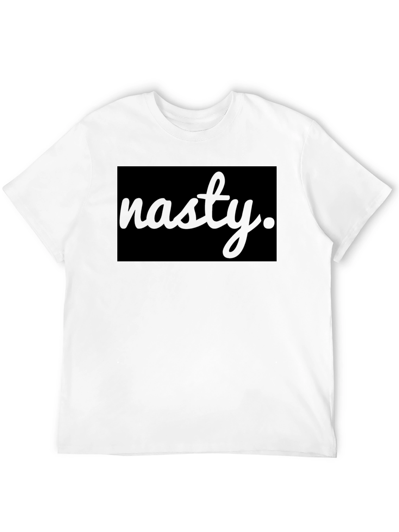 Nasty Graphic T-Shirt - Premium Black Tee