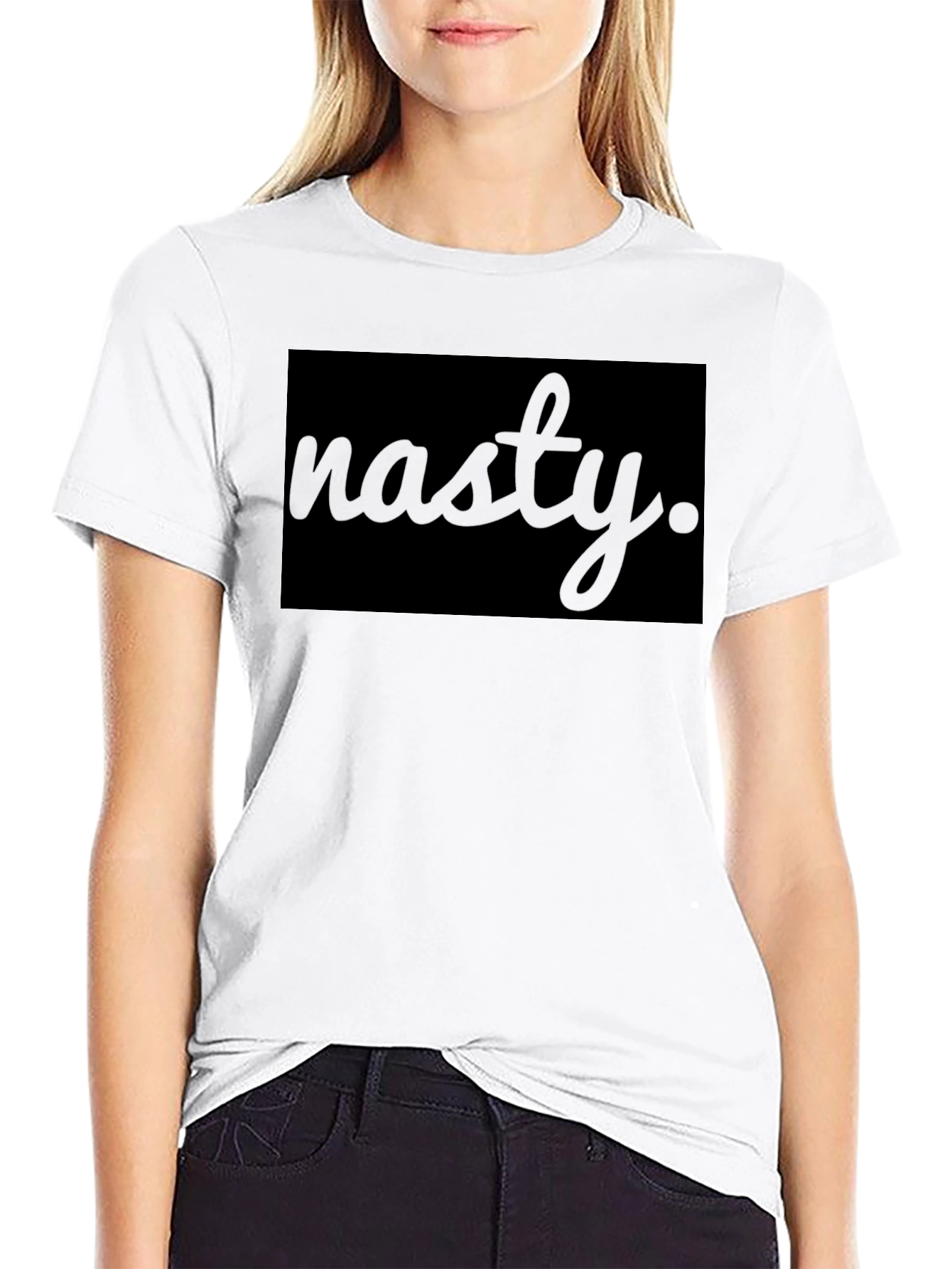 Nasty Graphic T-Shirt - Premium Black Tee