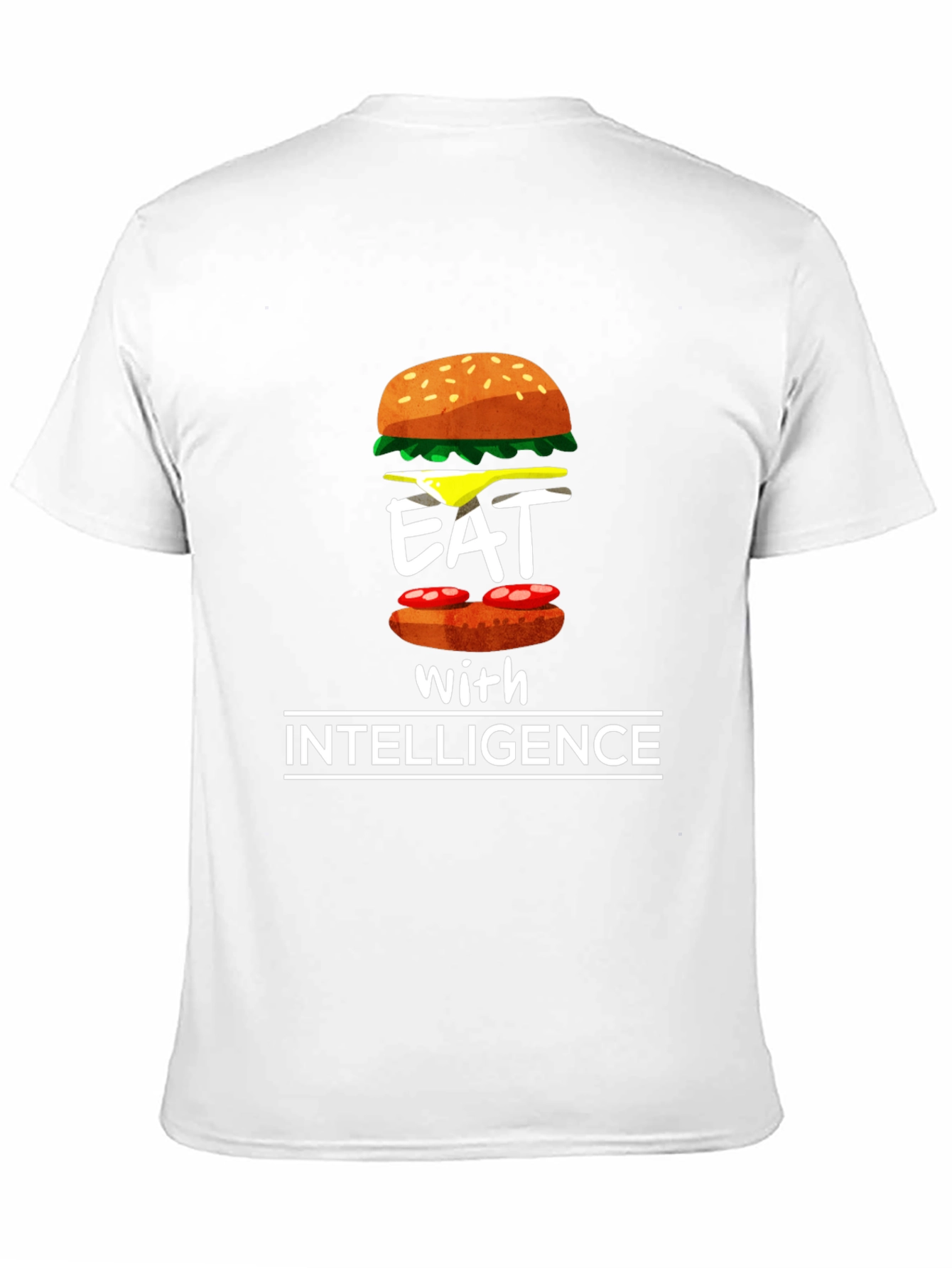 Eat with Intelligence Graphic T-Shirt