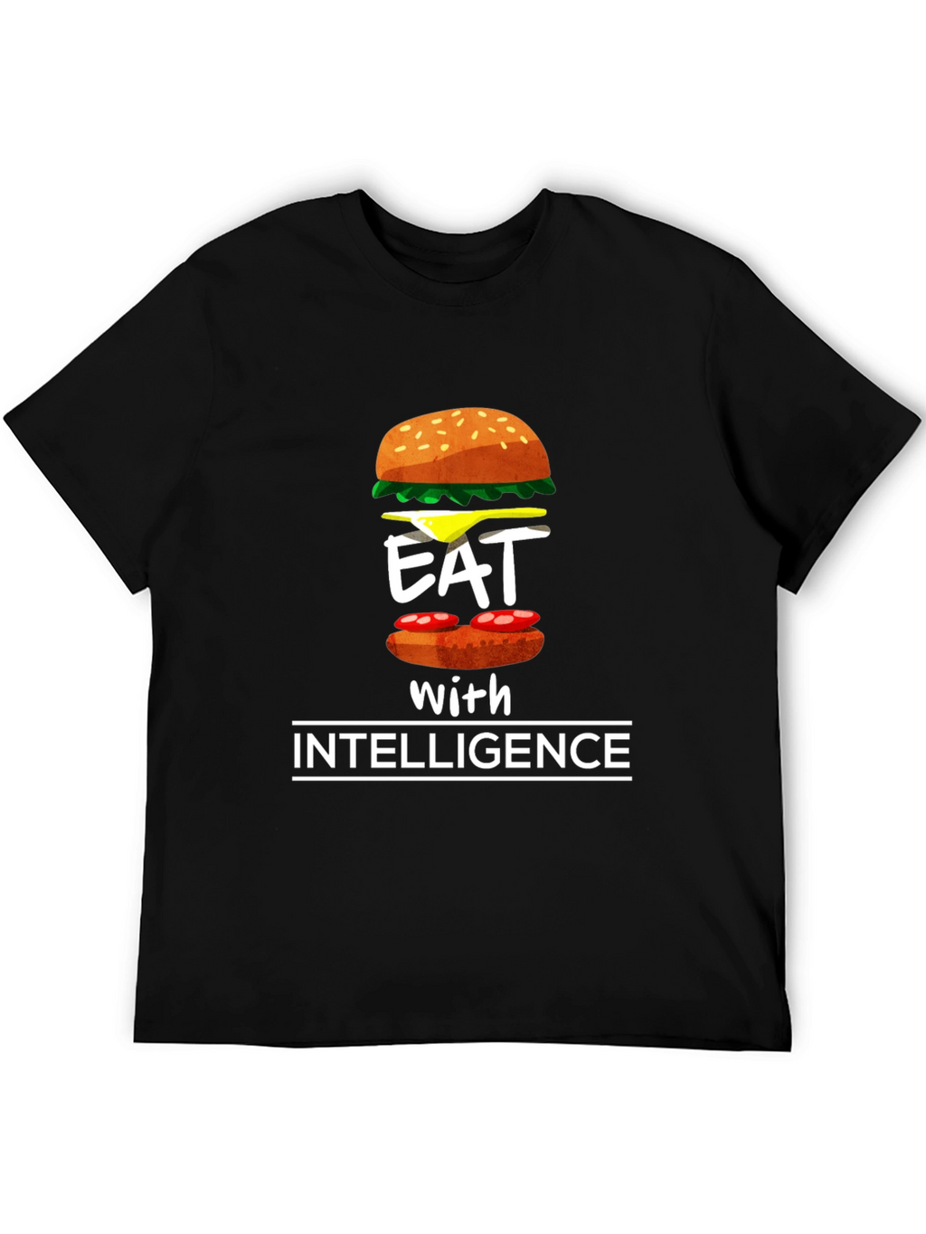 Eat with Intelligence Graphic T-Shirt