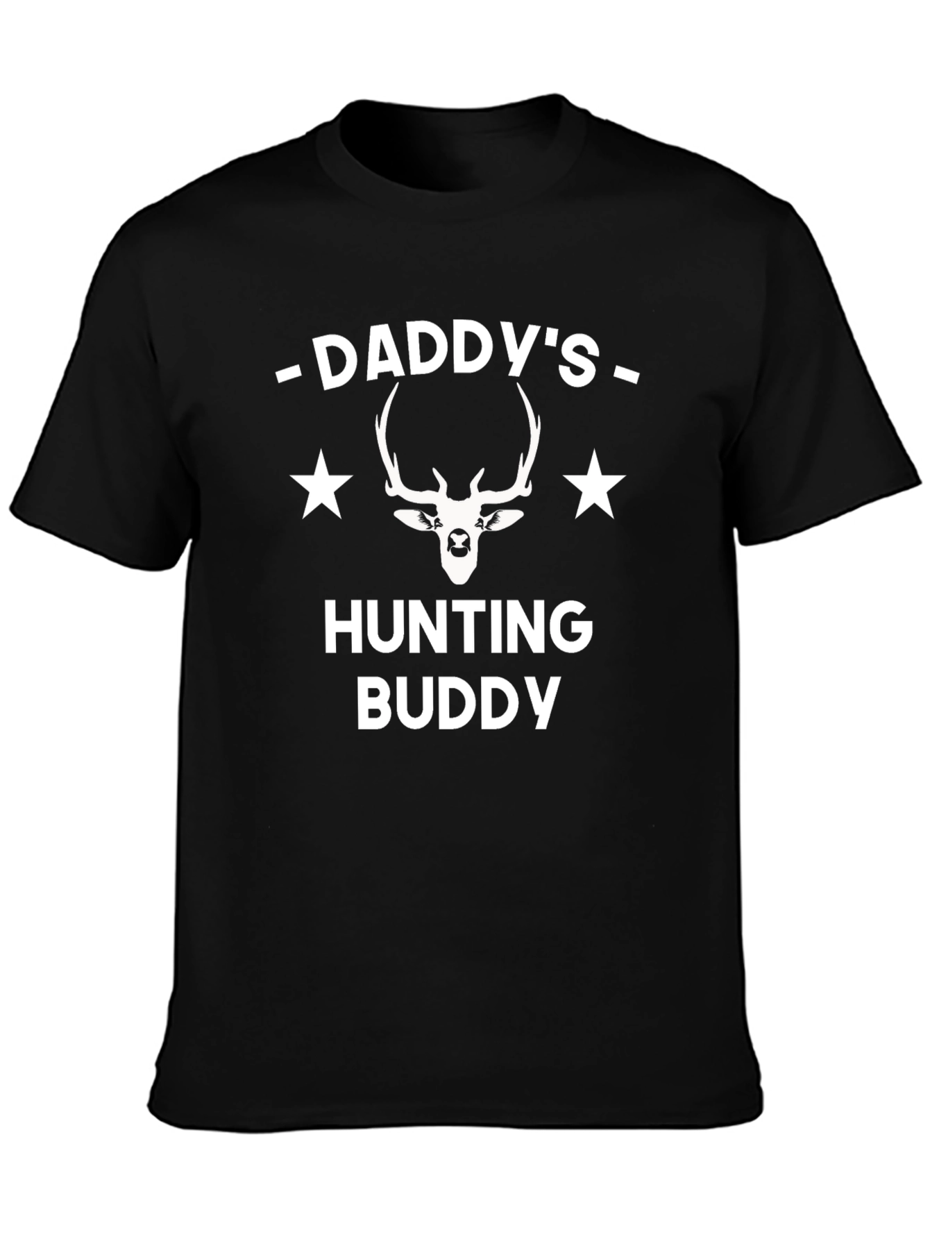 Daddys Hunting Buddy Black T-Shirt