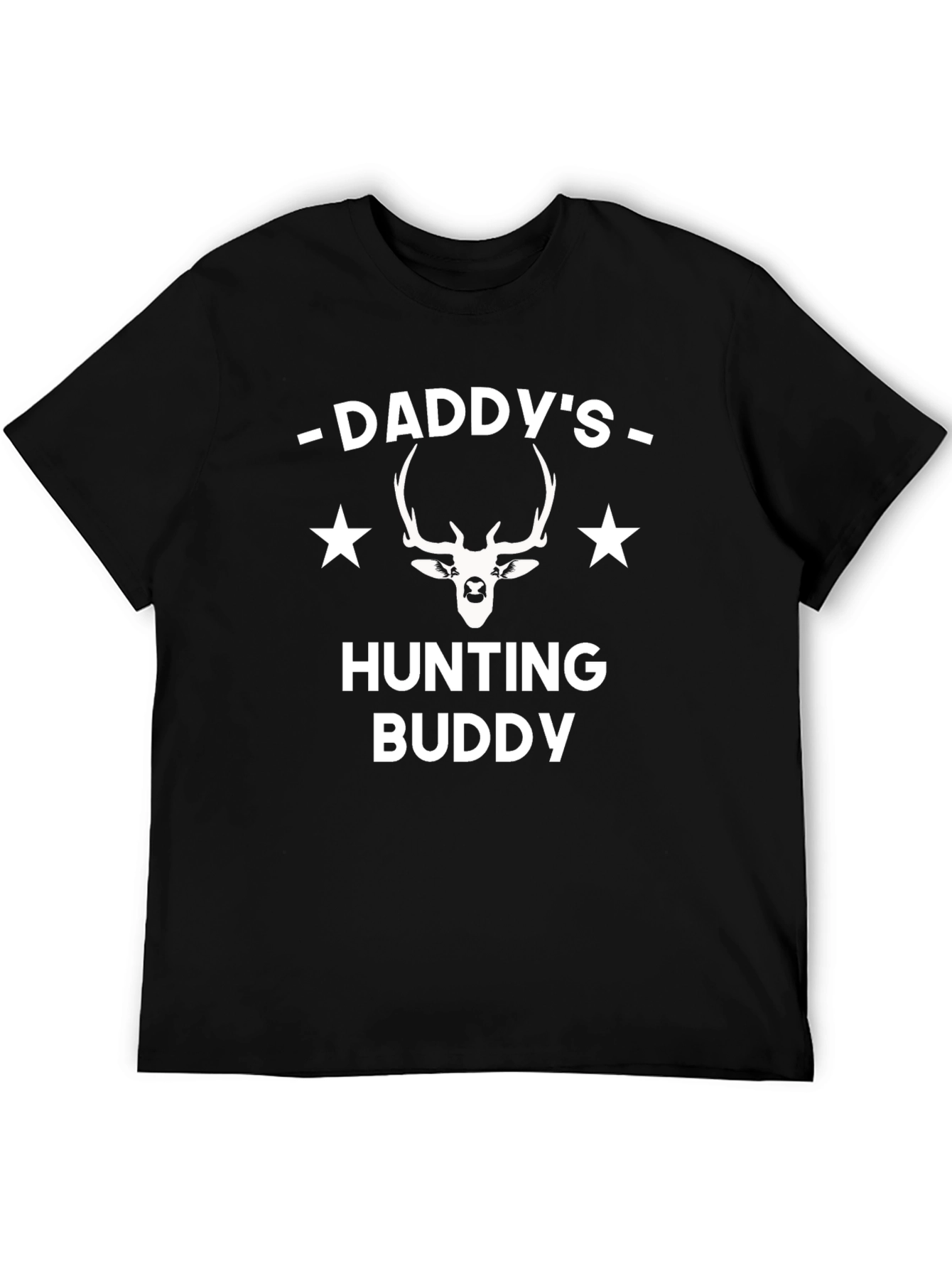 Daddys Hunting Buddy Black T-Shirt