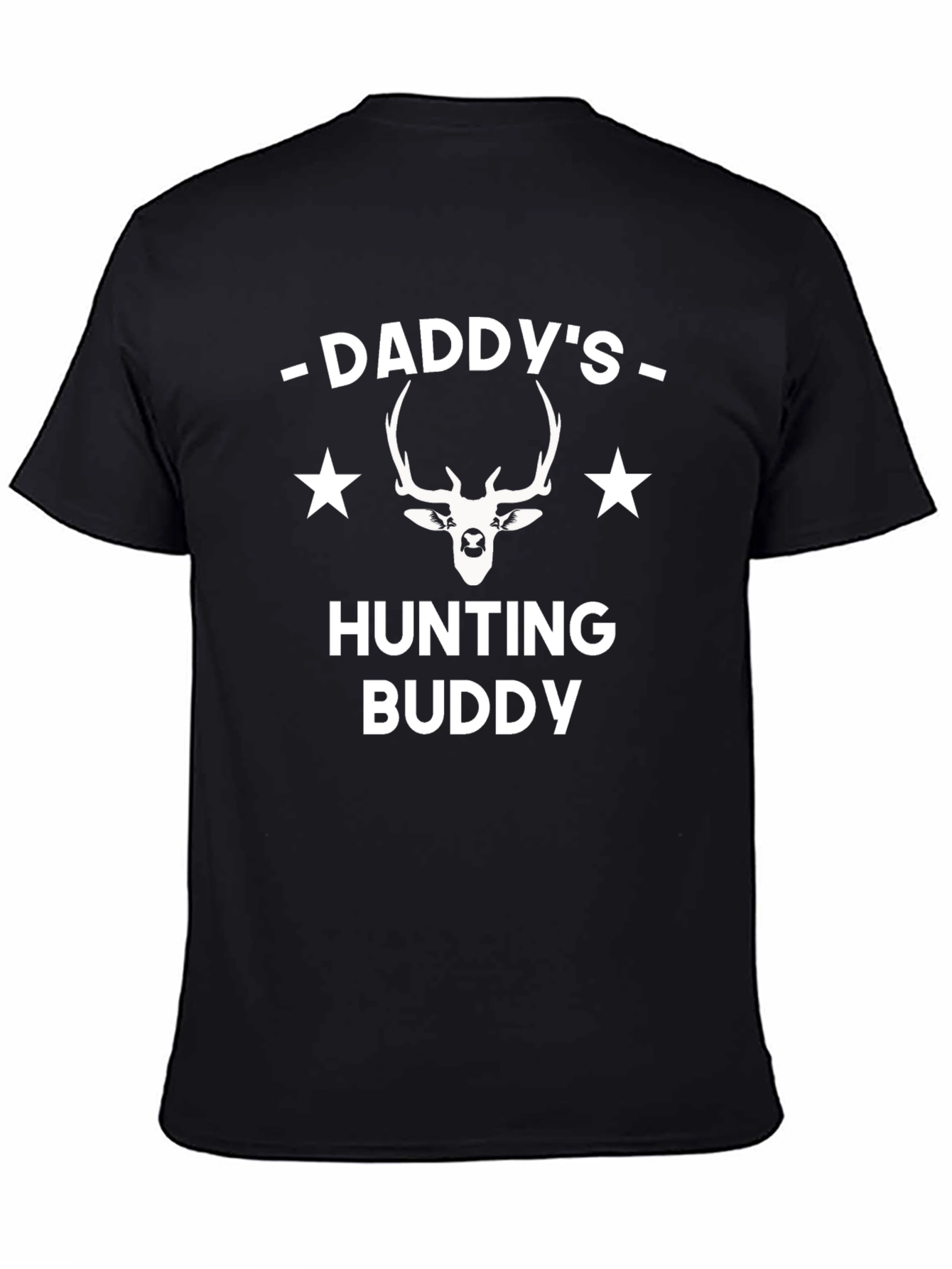 Daddys Hunting Buddy Black T-Shirt