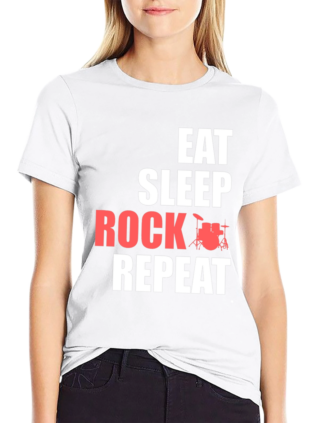 Eat Sleep Rock Repeat Graphic Tee