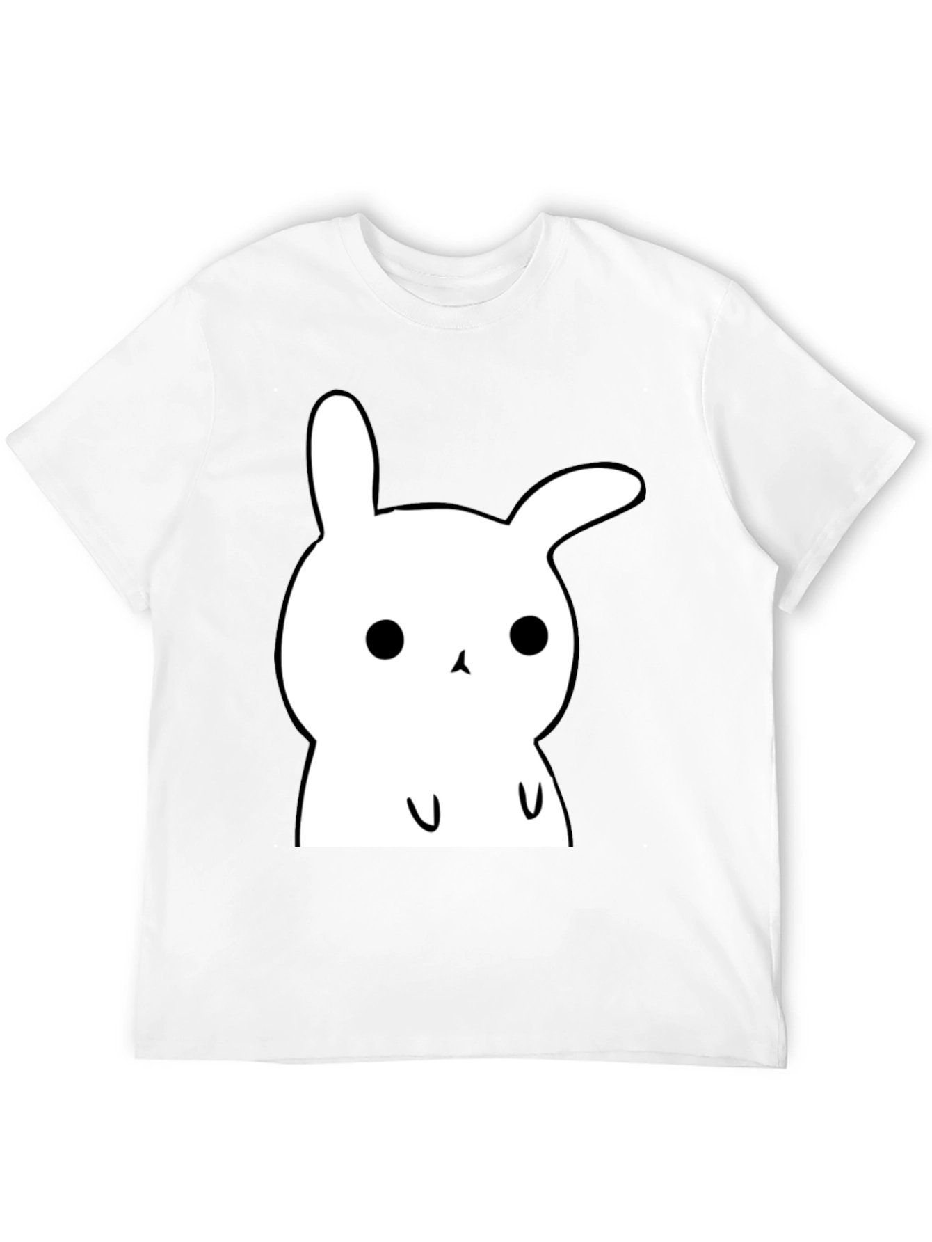 Cute Bunny Graphic T-Shirt - Soft Cotton Tee
