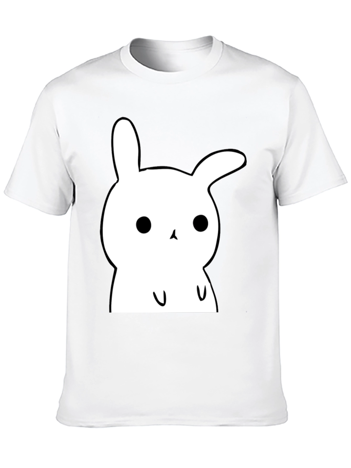 Cute Bunny Graphic T-Shirt - Soft Cotton Tee