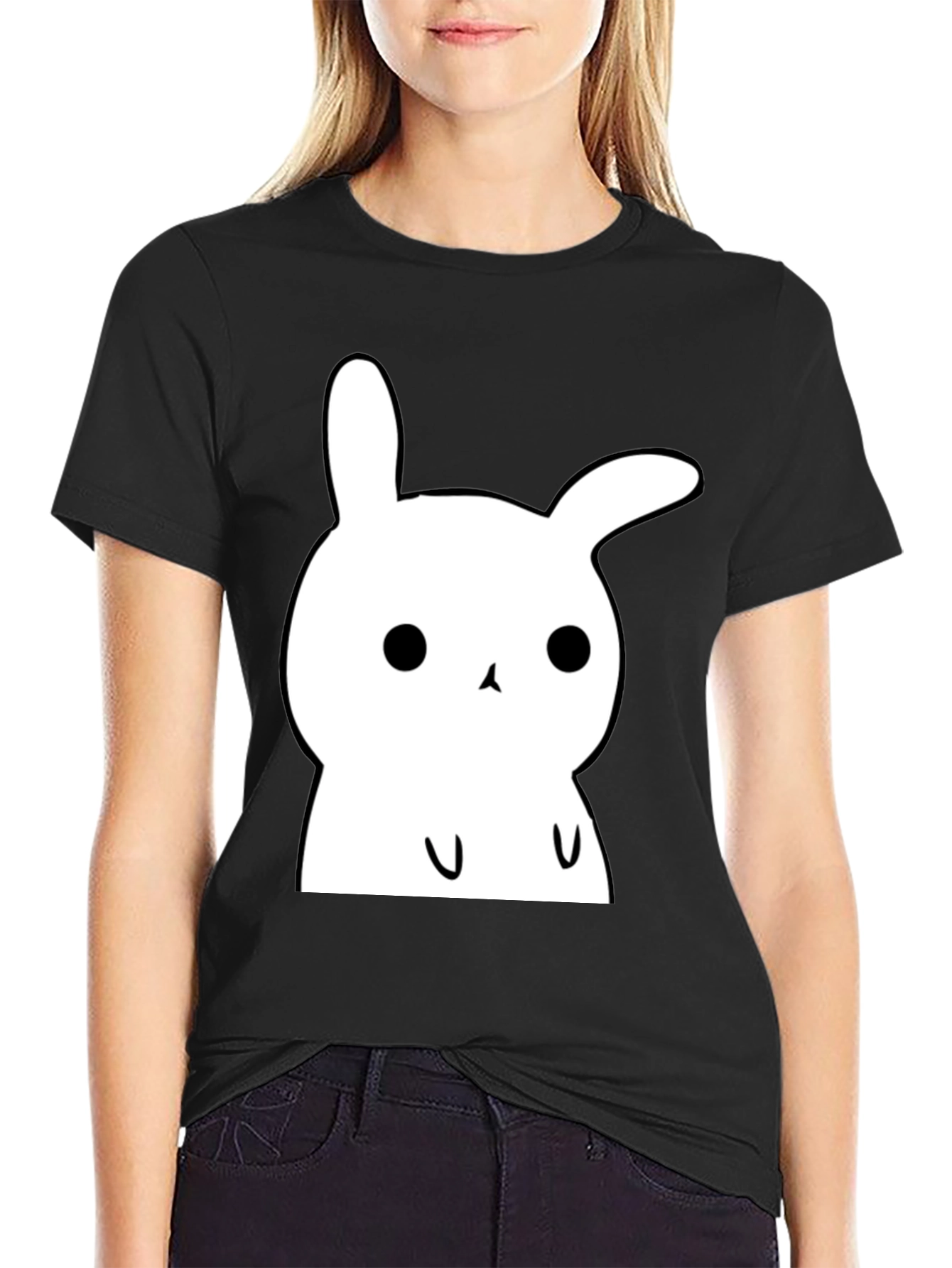 Cute Bunny Graphic T-Shirt - Soft Cotton Tee