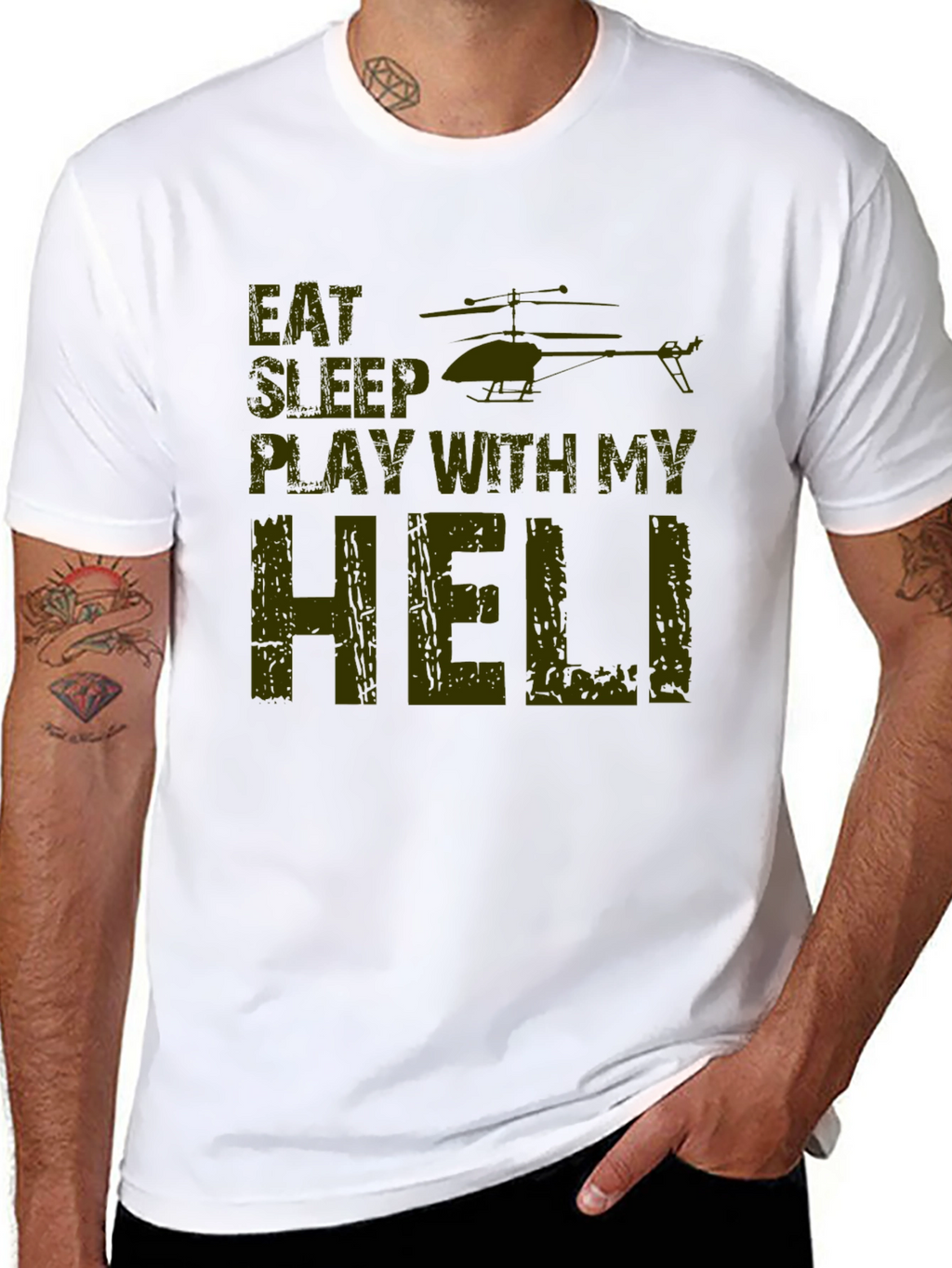 Eat Sleep Play with My Heli T-Shirt
