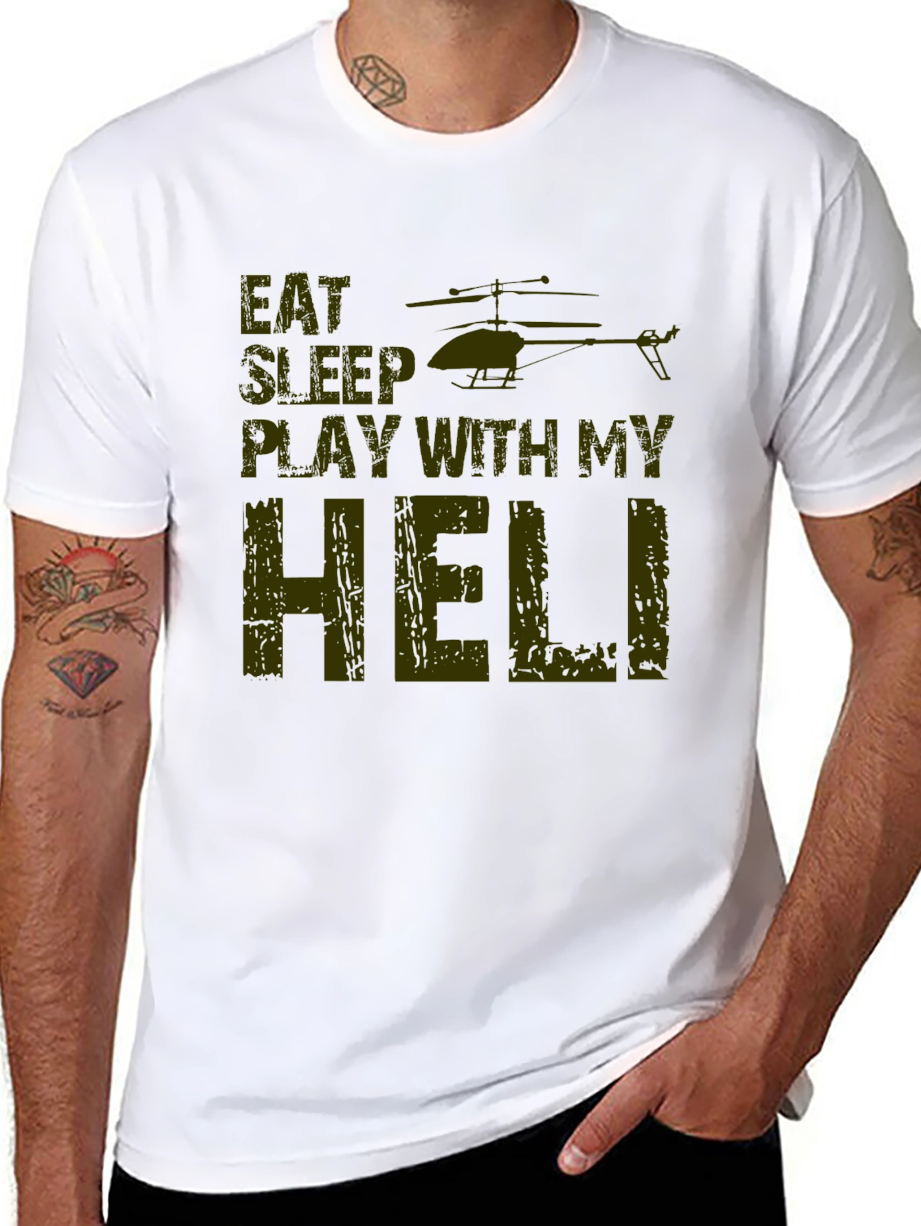 Eat Sleep Play with My Heli T-Shirt